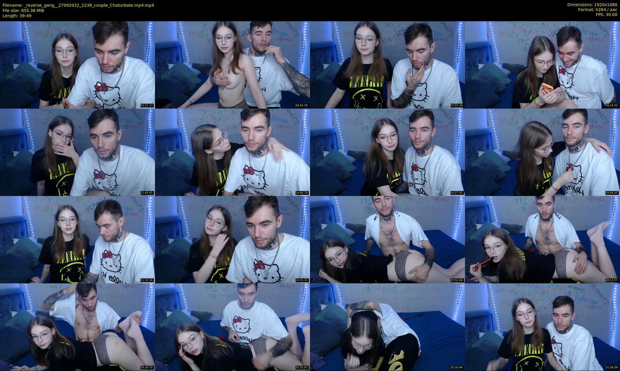 _reverse_gang_ — 40 minute Chaturbate couple cam show recording, 1080p, Sep 27, 2022