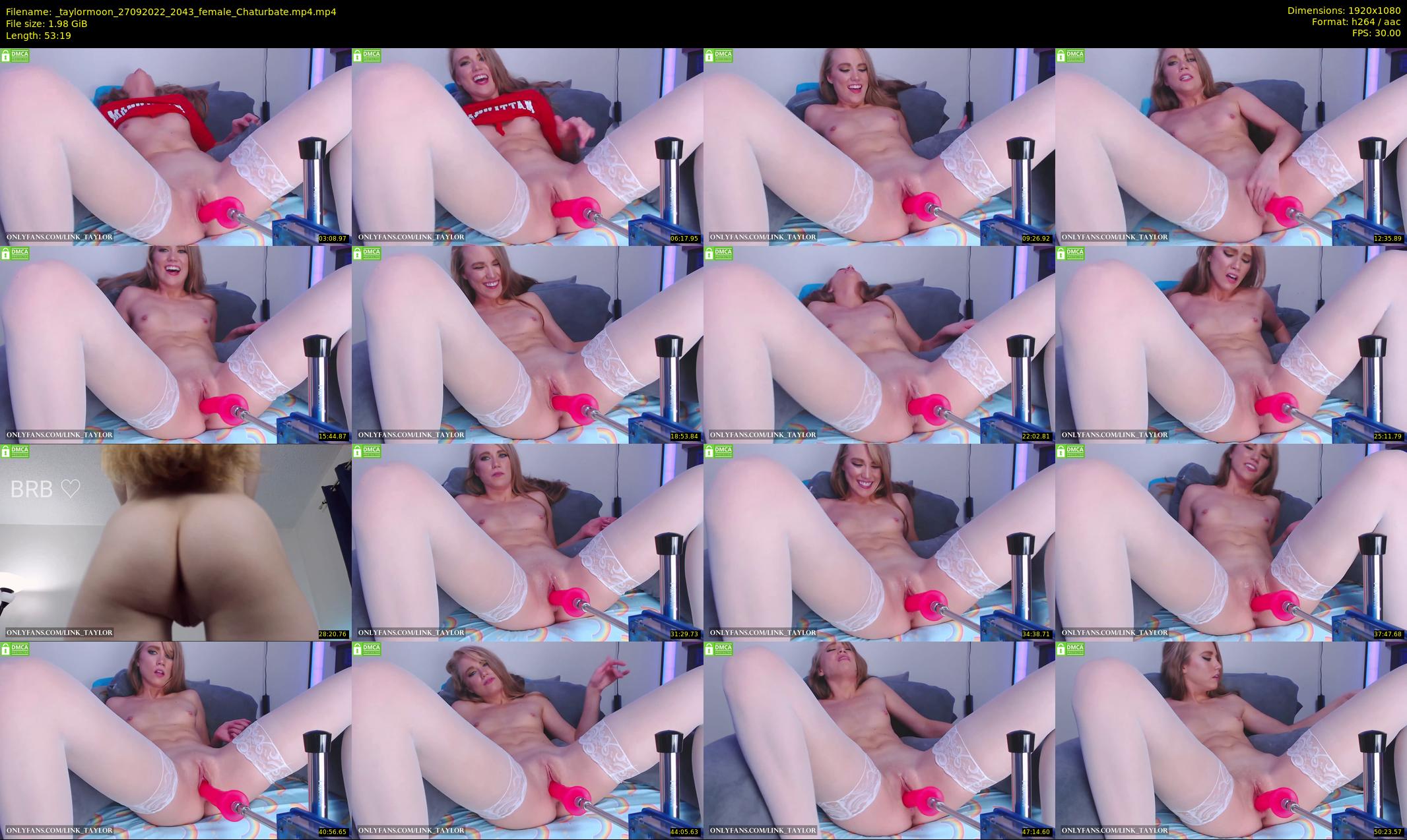 _taylormoon — 54 minute Chaturbate female cam show recording, 1080p, Sep 27, 2022