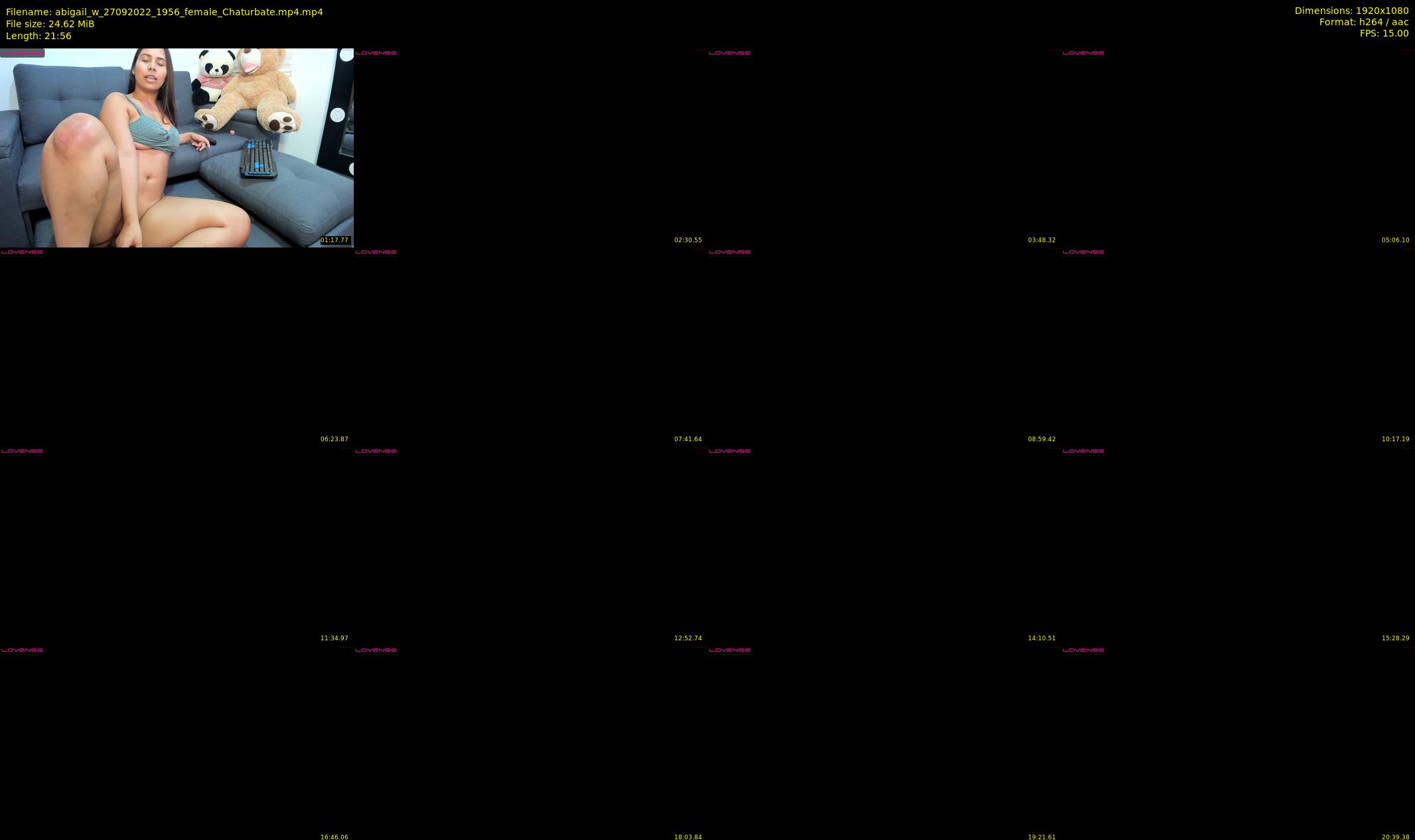 abigail_w — 22 minute Chaturbate female cam show recording, 1080p, Sep 27, 2022