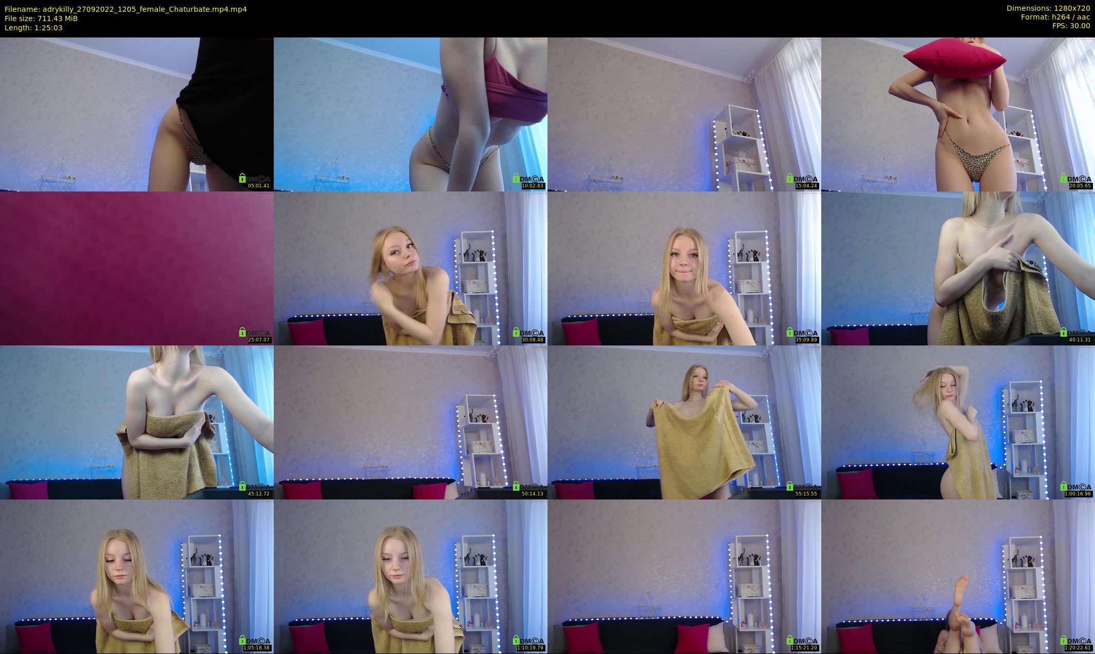 adrykilly — 86 minute Chaturbate female cam show recording, 720p, Sep 27, 2022