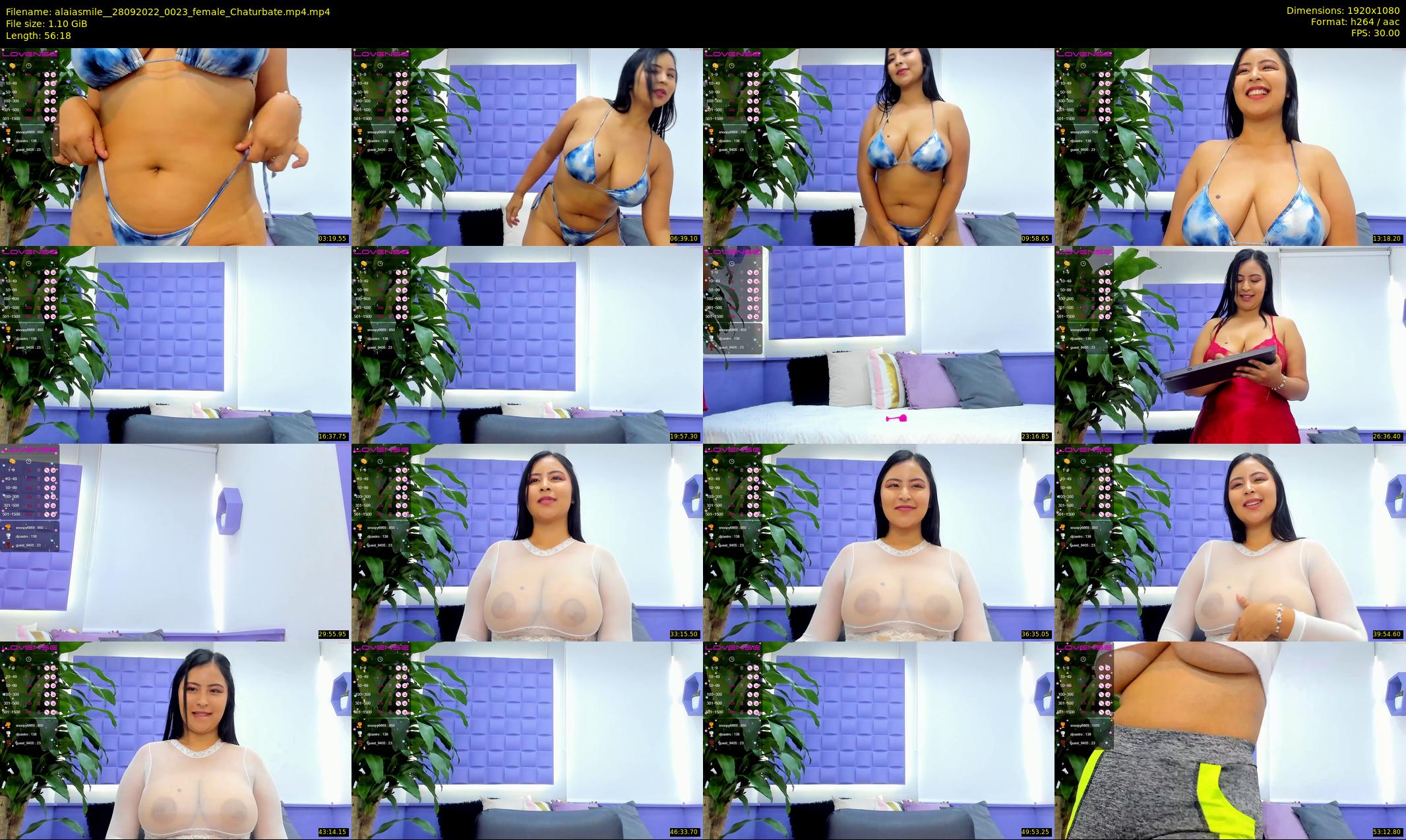 alaiasmile_ — 57 minute Chaturbate female cam show recording, 1080p, Sep 28, 2022