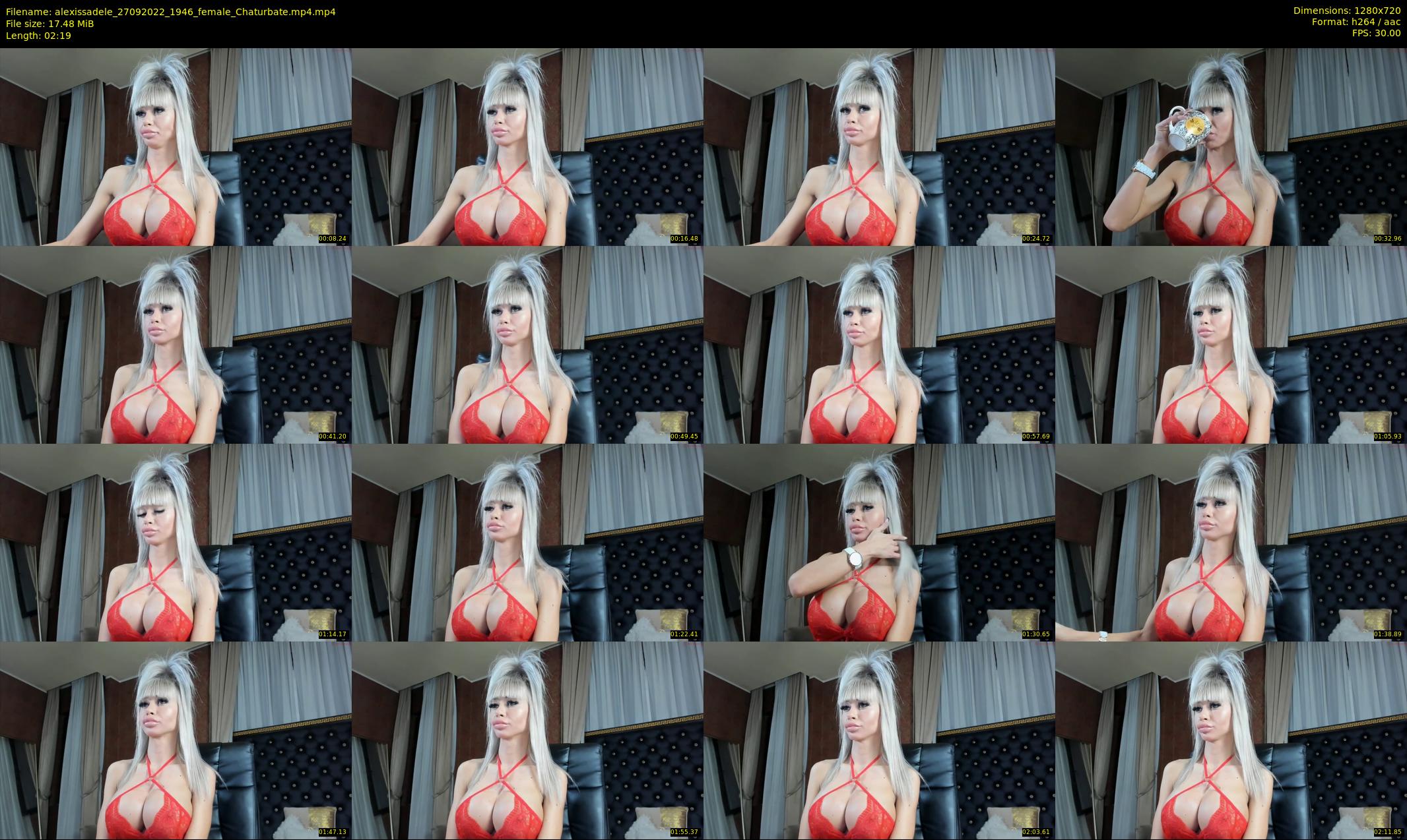 alexissadele — 3 minute Chaturbate female cam show recording, 720p, Sep 27, 2022