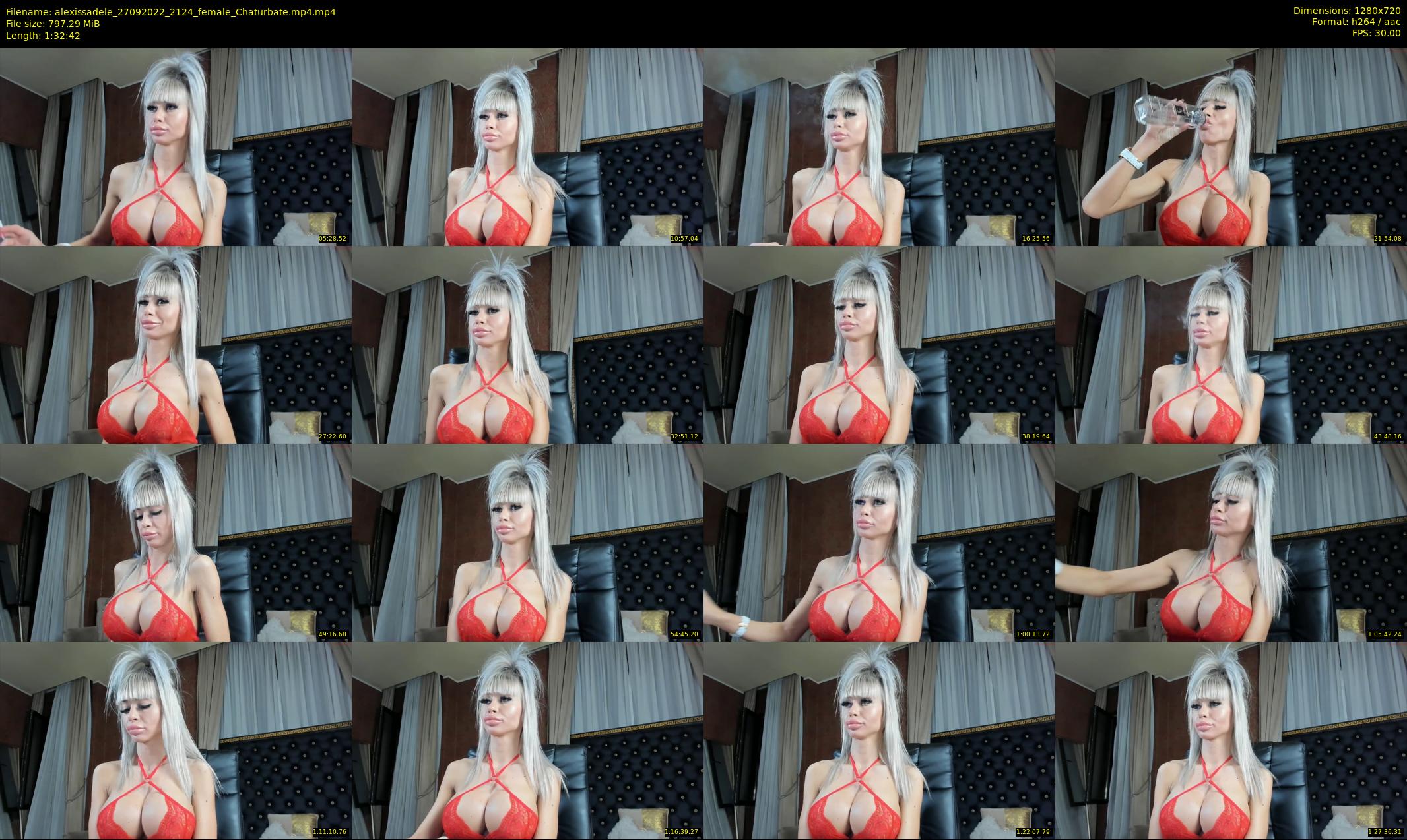 alexissadele — 93 minute Chaturbate female cam show recording, 720p, Sep 27, 2022