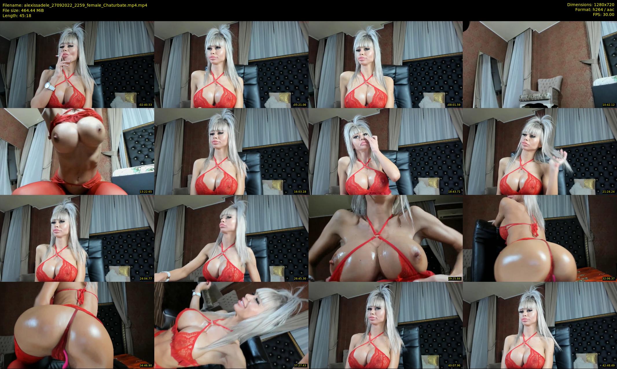 alexissadele — 46 minute Chaturbate female cam show recording, 720p, Sep 27, 2022