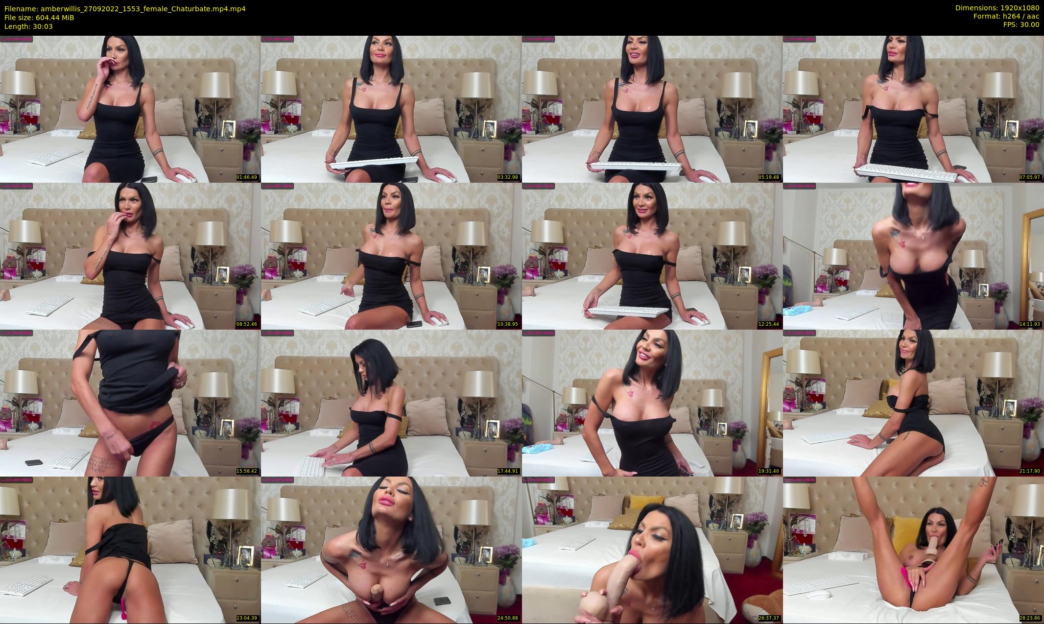 amberwillis — 31 minute Chaturbate female cam show recording, 1080p, Sep 27, 2022