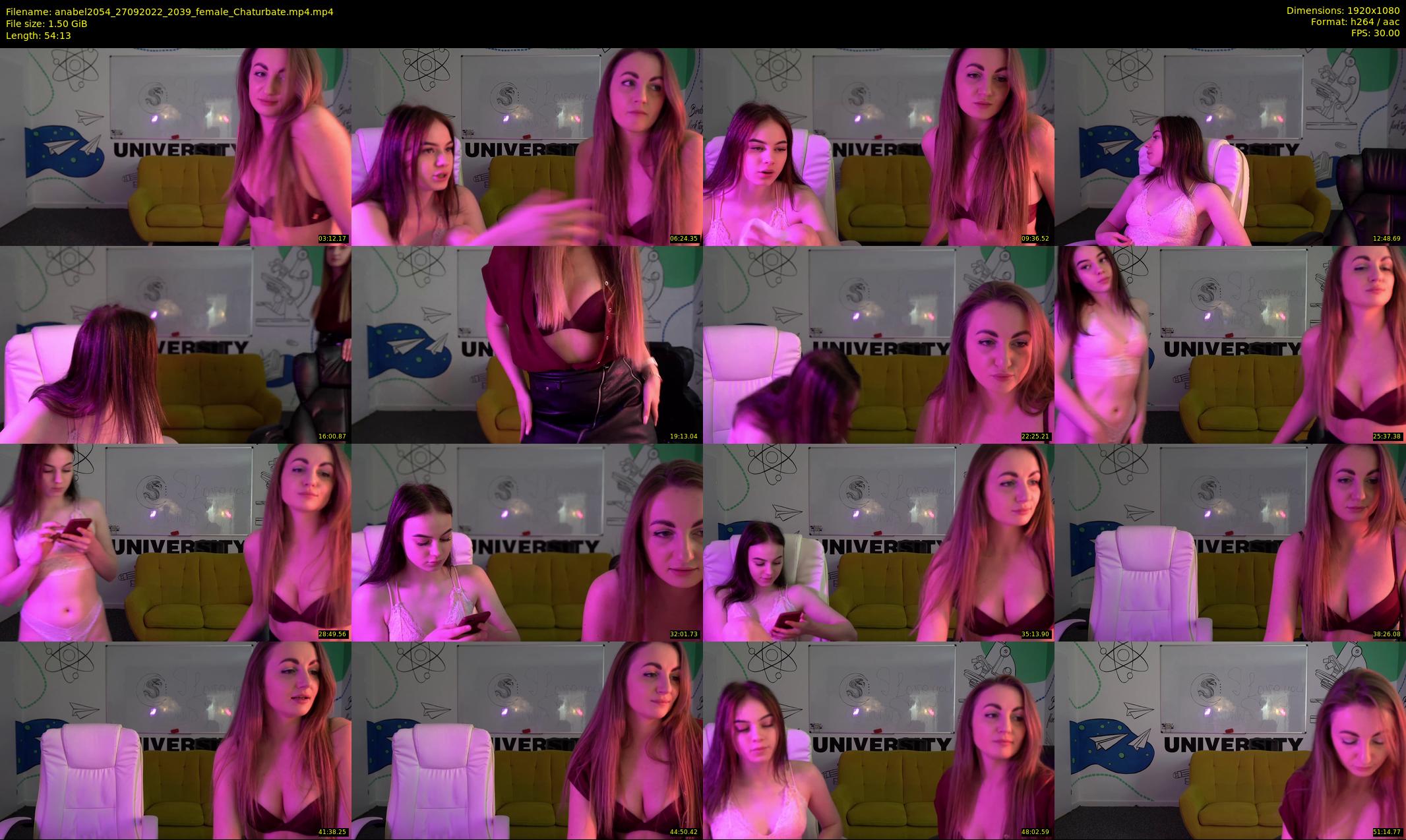 anabel2054 — 55 minute Chaturbate female cam show recording, 1080p, Sep 27, 2022