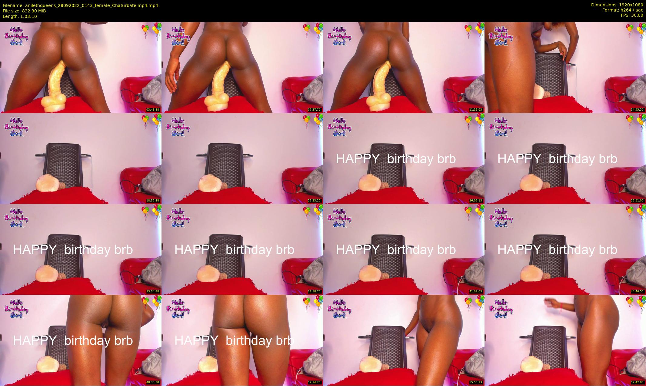 anilethqueens — 64 minute Chaturbate female cam show recording, 1080p, Sep 28, 2022