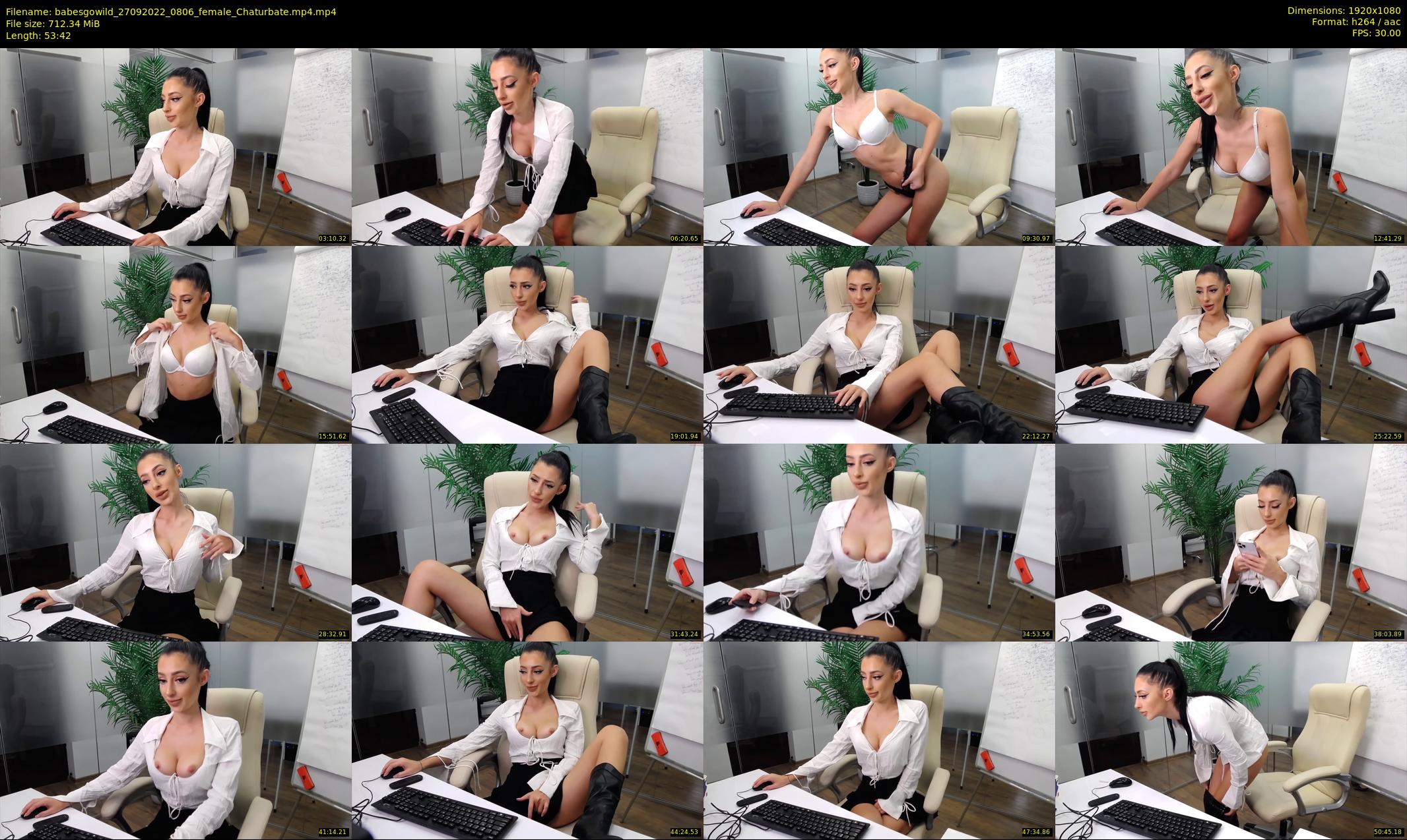 babesgowild — 54 minute Chaturbate couple cam show recording, 1080p, Sep 27, 2022
