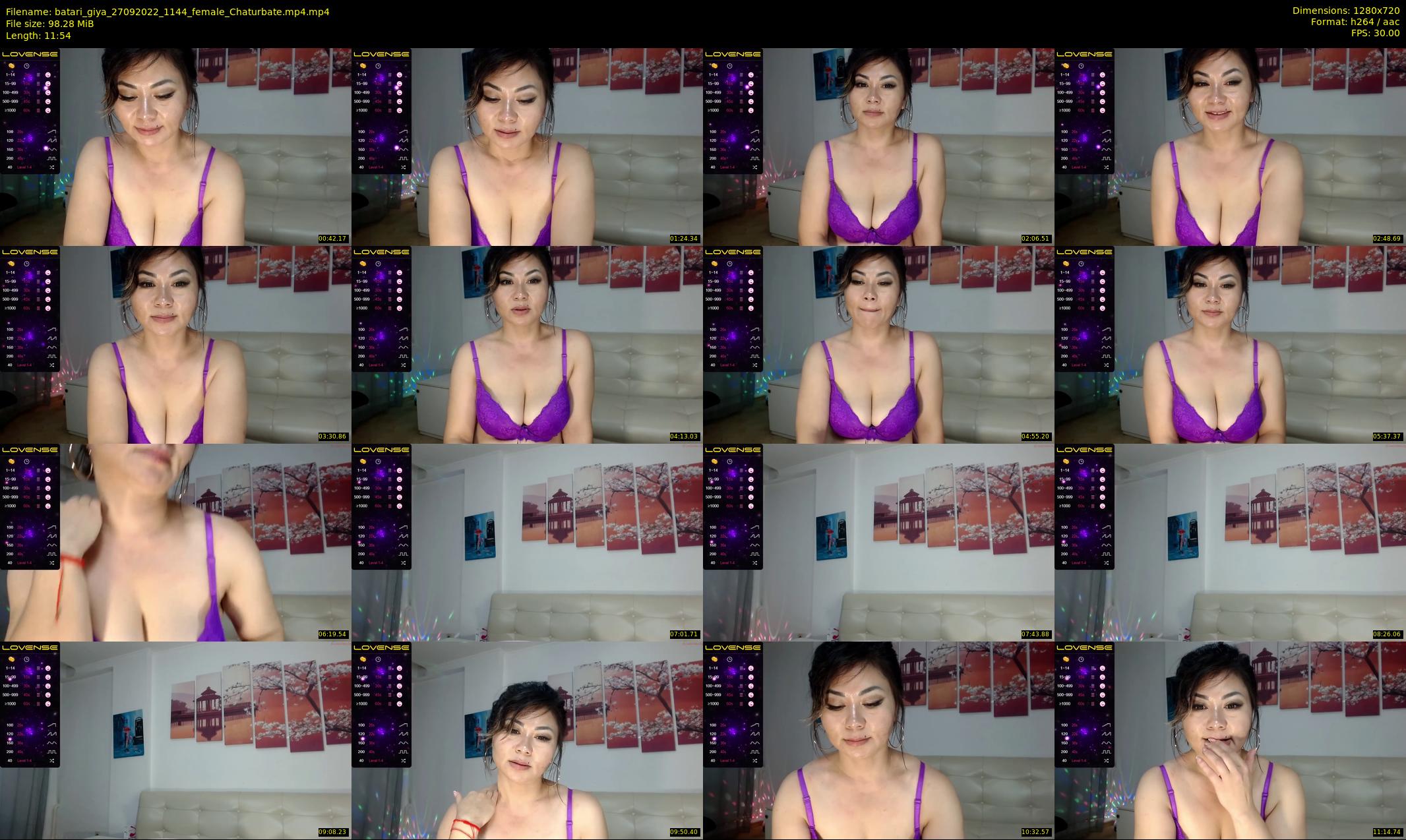 batari_giya — 12 minute Chaturbate female cam show recording, 720p, Sep 27, 2022