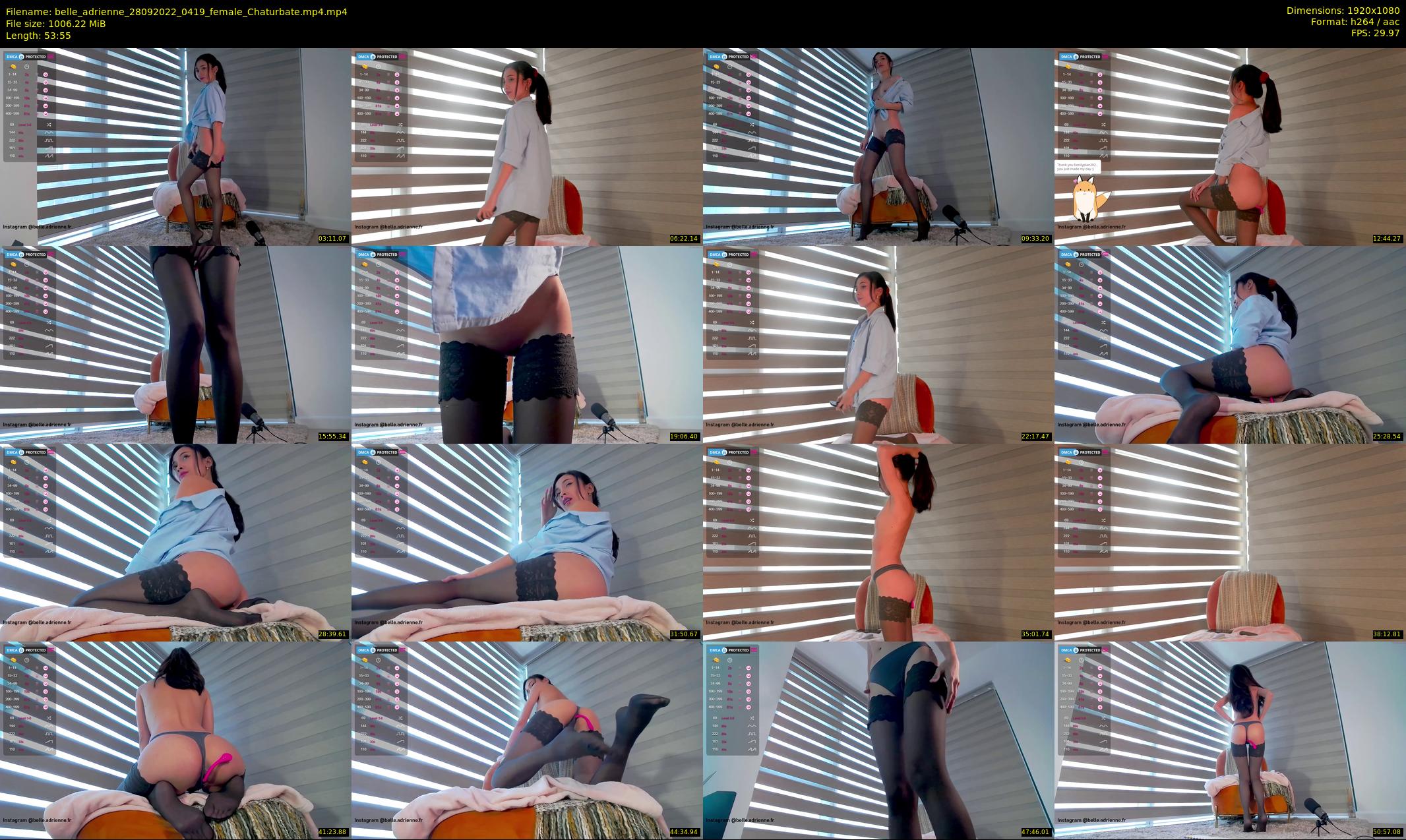 belle_adrienne — 54 minute Chaturbate couple cam show recording, 1080p, Sep 28, 2022