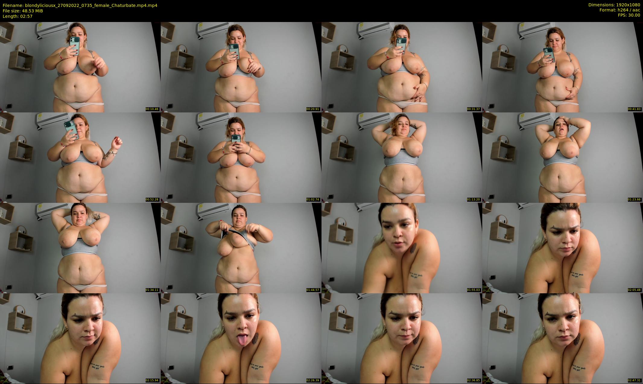 blondyliciousx — 3 minute Chaturbate female cam show recording, 1080p, Sep 27, 2022