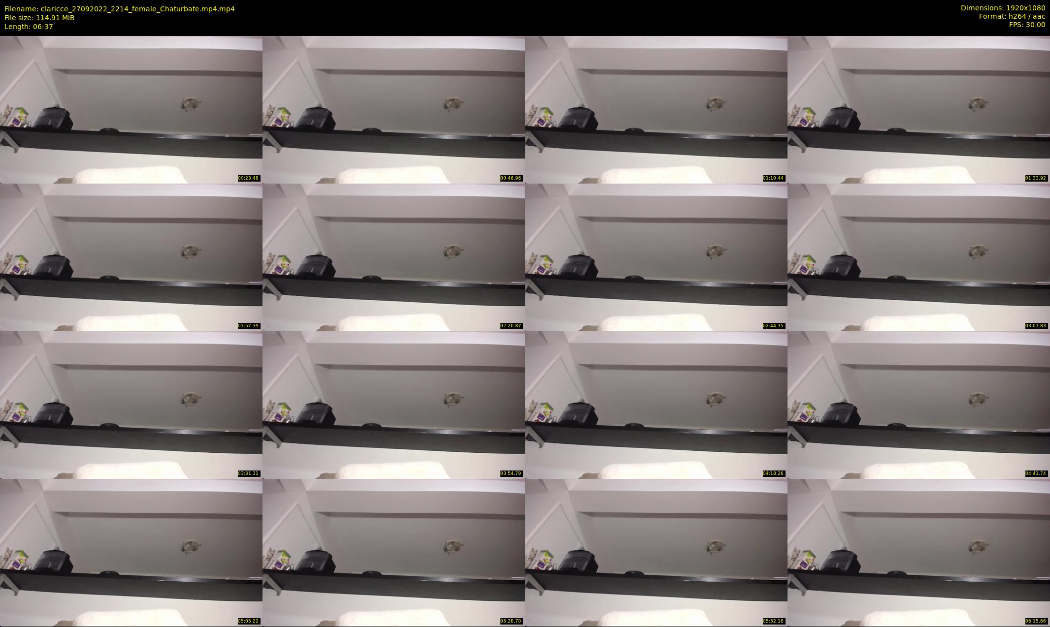 claricce — 7 minute Chaturbate female cam show recording, 1080p, Sep 27, 2022