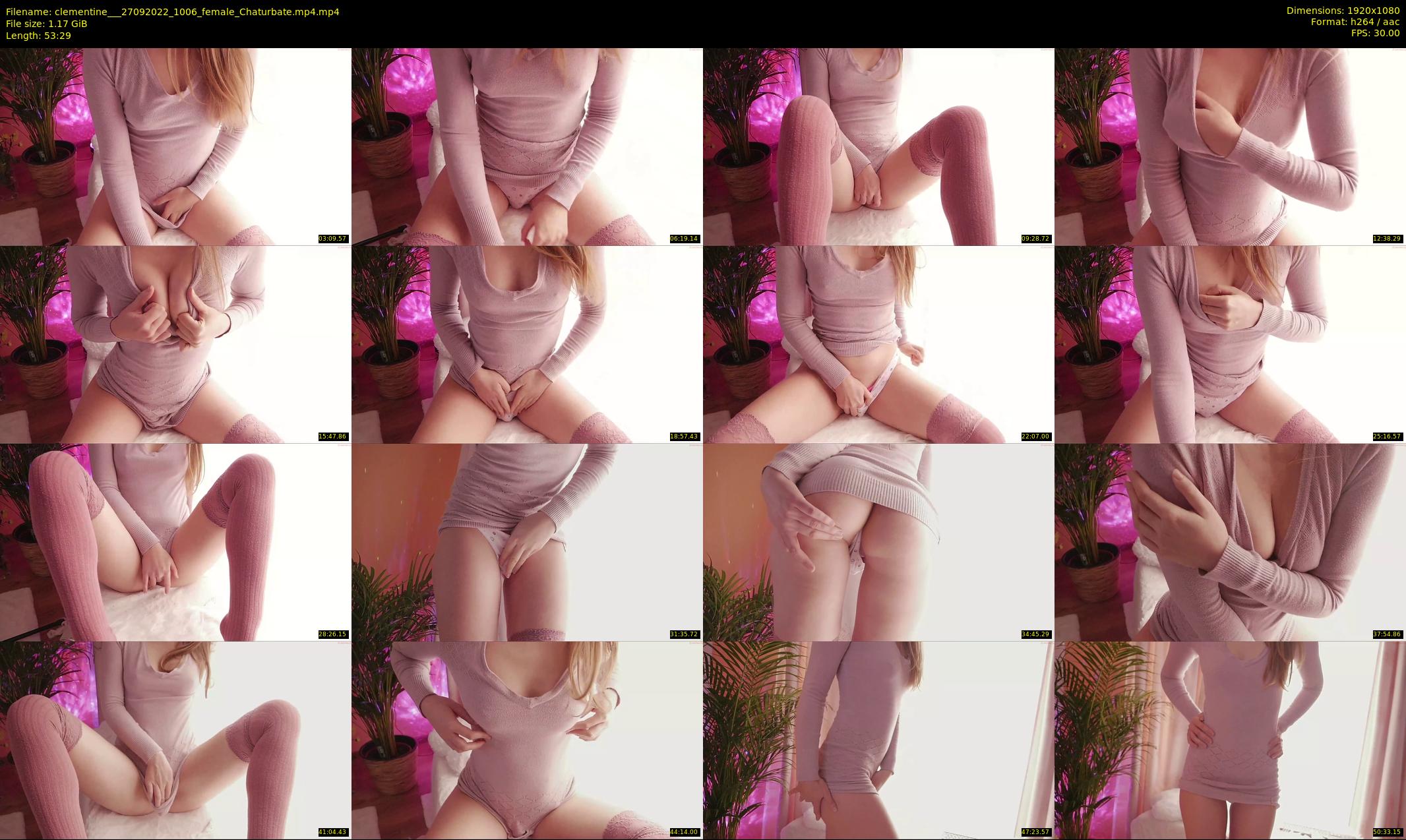 clementine__ — 54 minute Chaturbate female cam show recording, 1080p, Sep 27, 2022