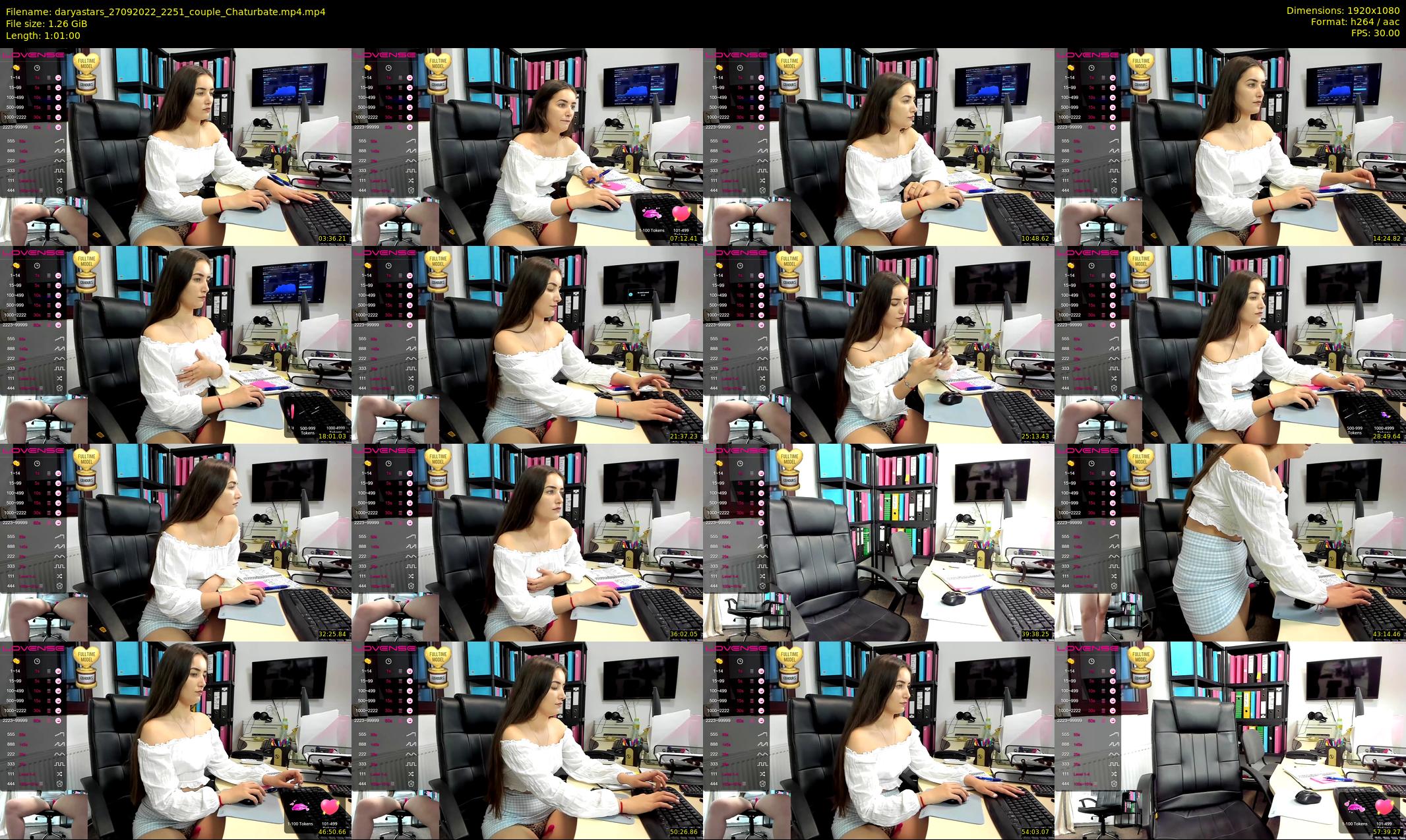 daryastars — 61 minute Chaturbate couple cam show recording, 1080p, Sep 27, 2022