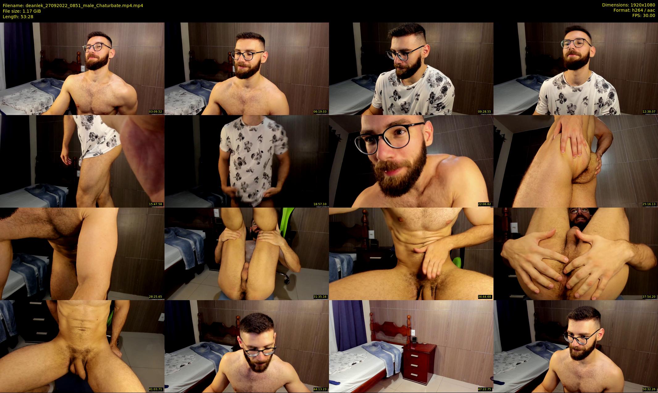 deanlek — 54 minute Chaturbate male cam show recording, 1080p, Sep 27, 2022