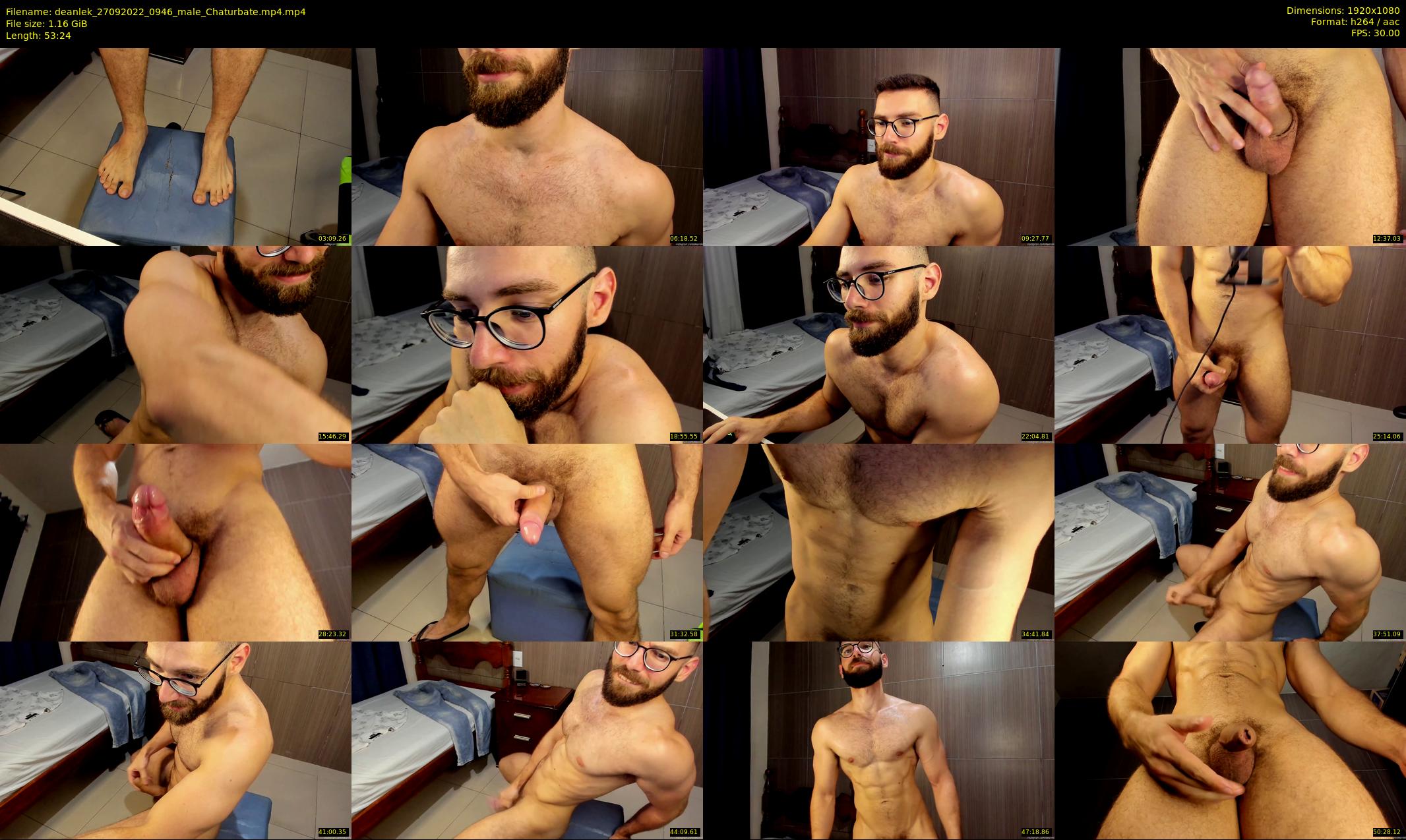 deanlek — 54 minute Chaturbate male cam show recording, 1080p, Sep 27, 2022