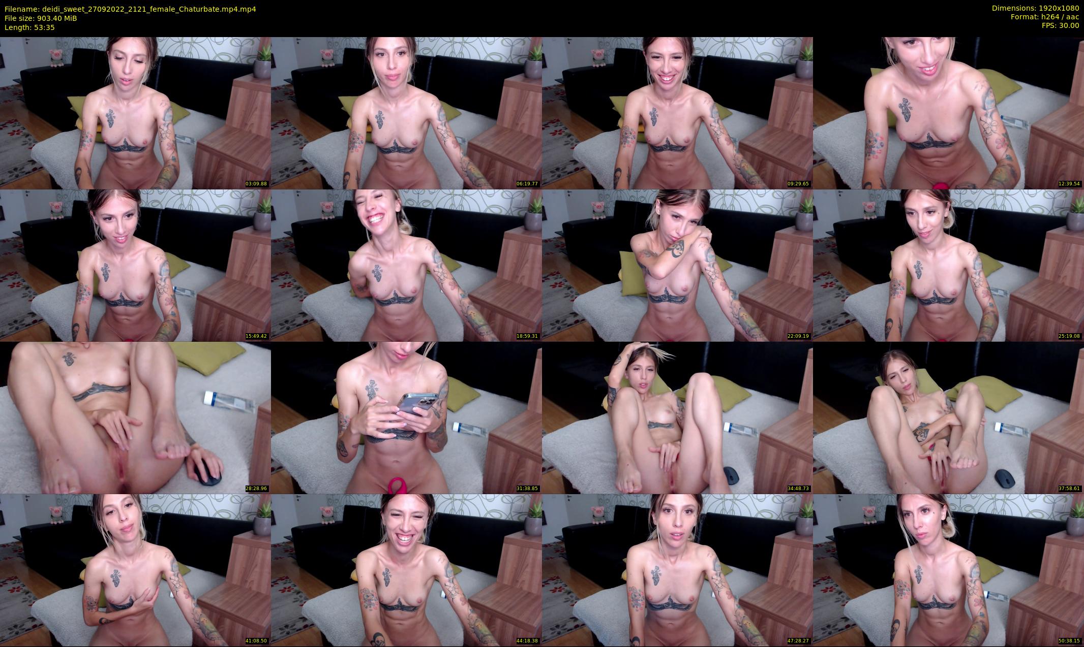 deidi_sweet — 54 minute Chaturbate female cam show recording, 1080p, Sep 27, 2022