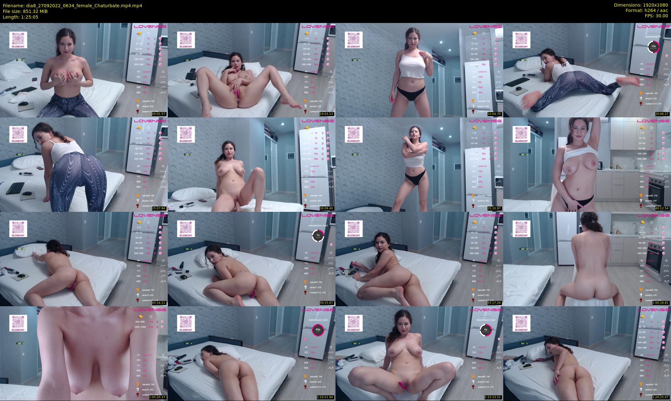 dia8 — 86 minute Chaturbate female cam show recording, 1080p, Sep 27, 2022