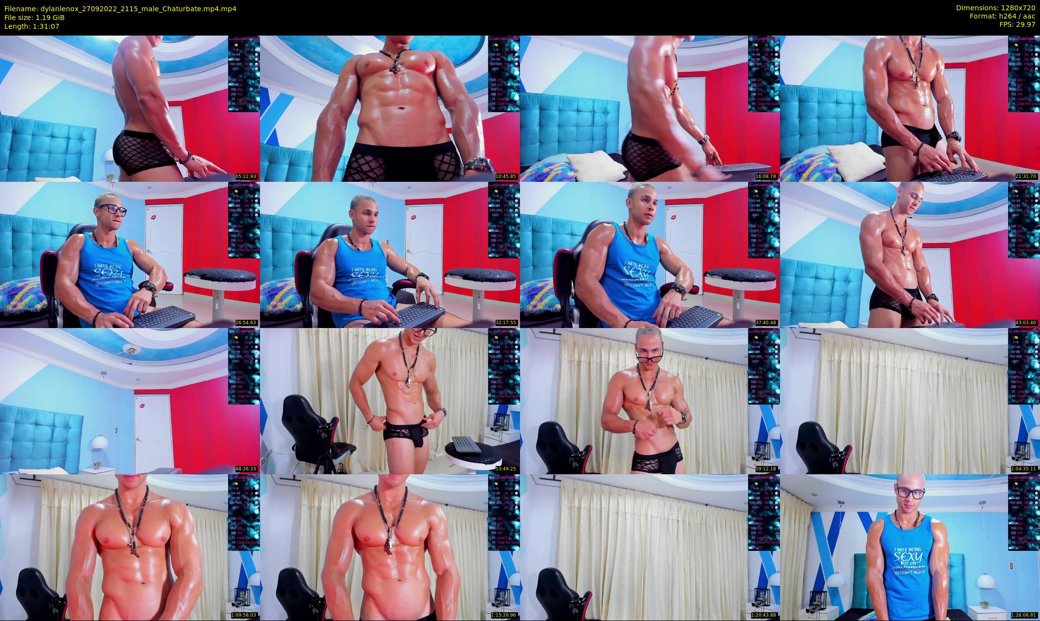 dylanlenox — 92 minute Chaturbate male cam show recording, 720p, Sep 27, 2022