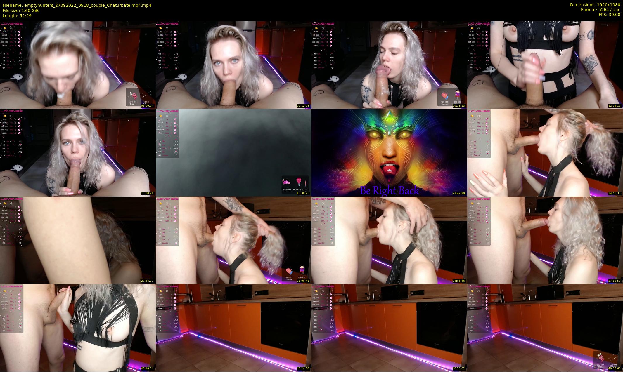 emptyhunters — 53 minute Chaturbate couple cam show recording, 1080p, Sep 27, 2022