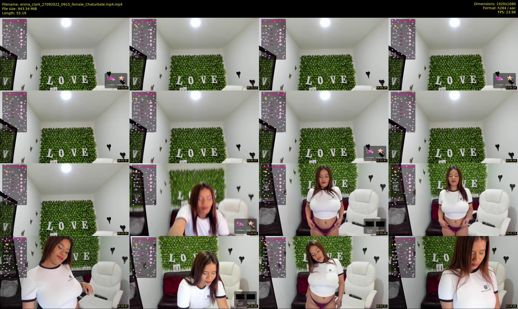 enma_clark — 56 minute Chaturbate female cam show recording, 1080p, Sep 27, 2022