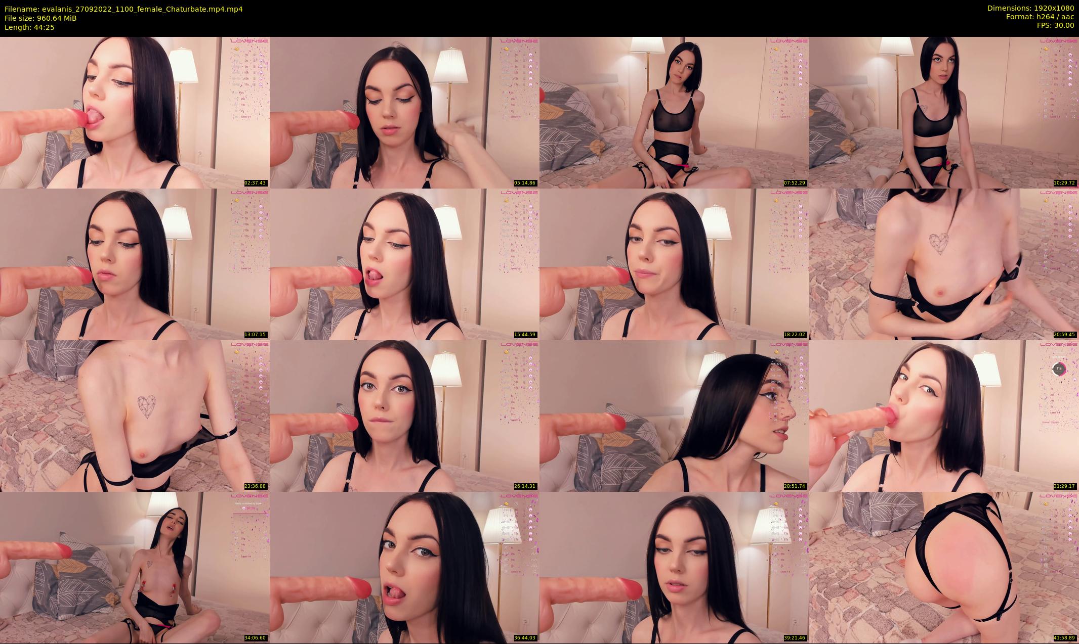 evalanis — 45 minute Chaturbate couple cam show recording, 1080p, Sep 27, 2022