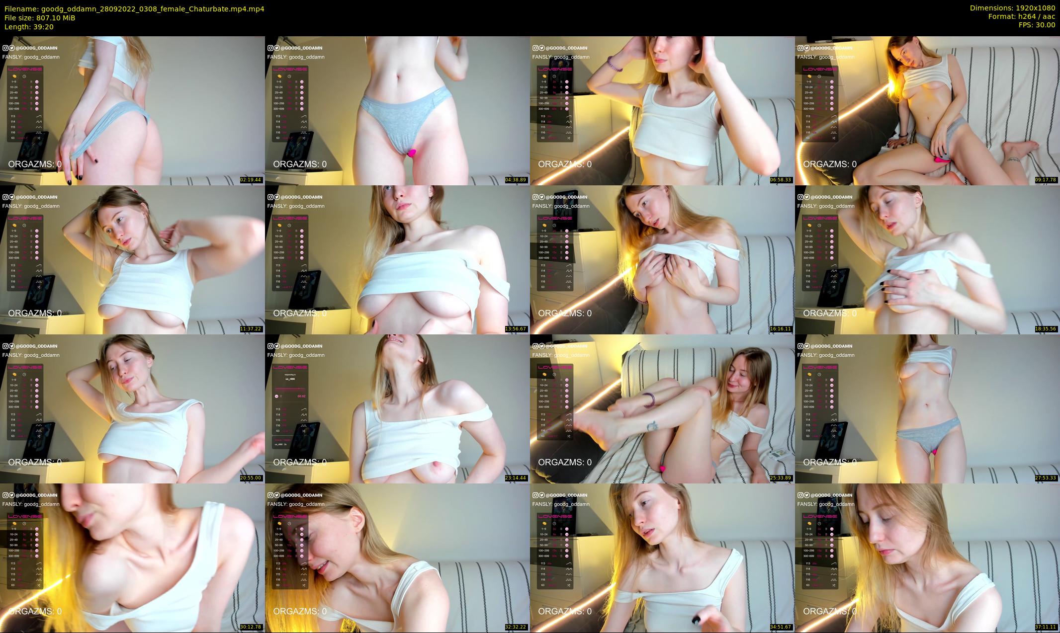 goodg_oddamn — 40 minute Chaturbate female cam show recording, 1080p, Sep 28, 2022