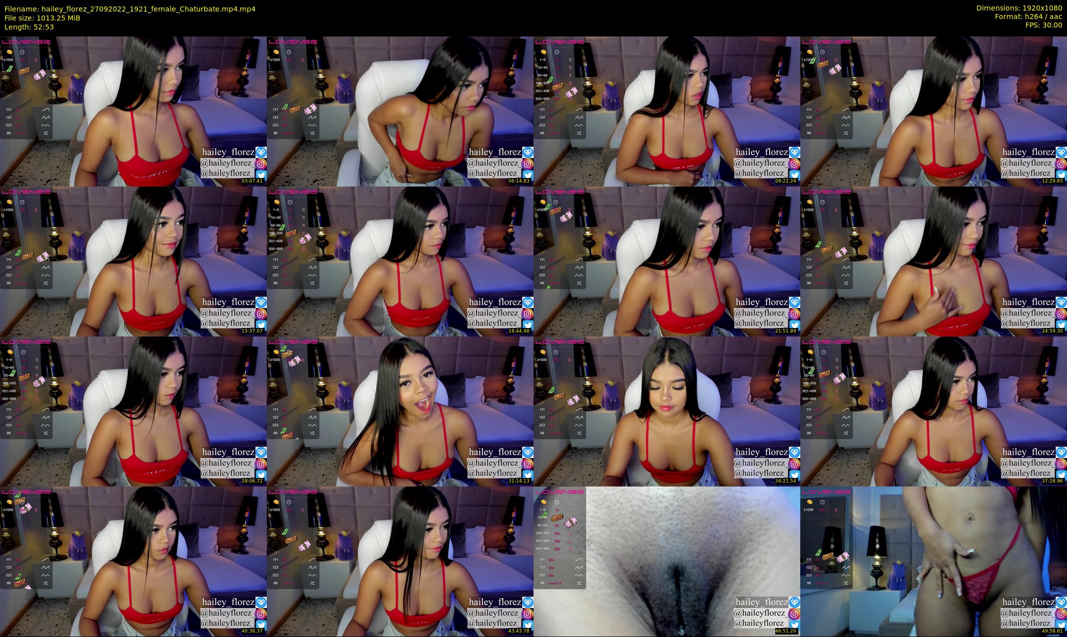 hailey_florez — 53 minute Chaturbate female cam show recording, 1080p, Sep 27, 2022
