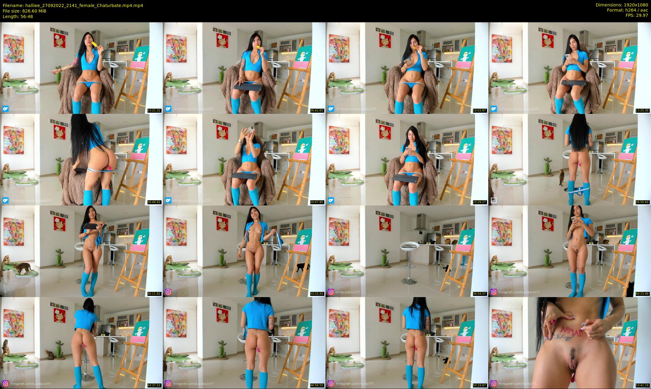 halliee — 57 minute Chaturbate couple cam show recording, 1080p, Sep 27, 2022