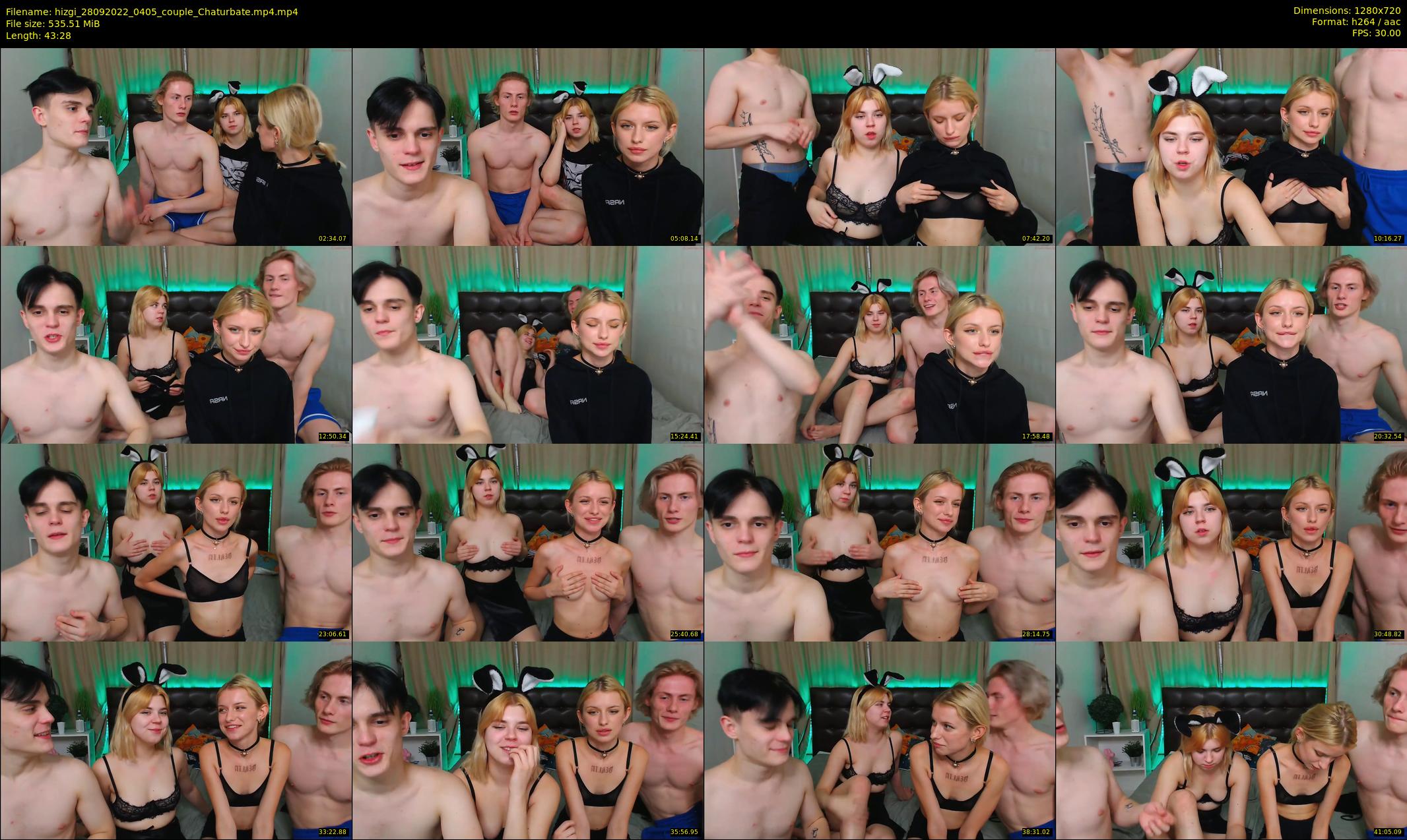 hizgi — 44 minute Chaturbate couple cam show recording, 720p, Sep 28, 2022