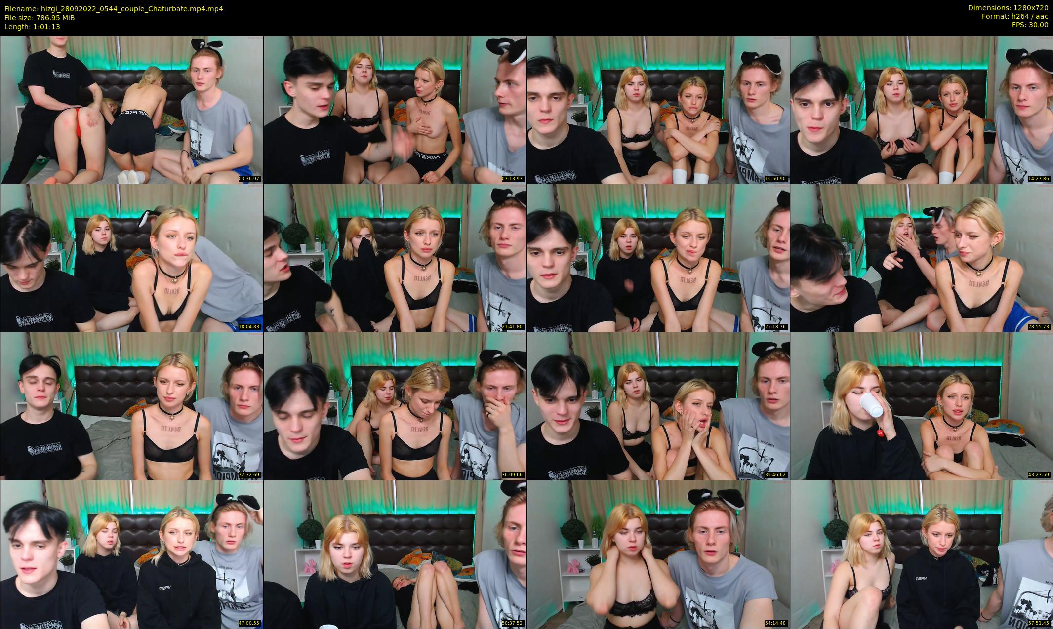hizgi — 62 minute Chaturbate couple cam show recording, 720p, Sep 28, 2022