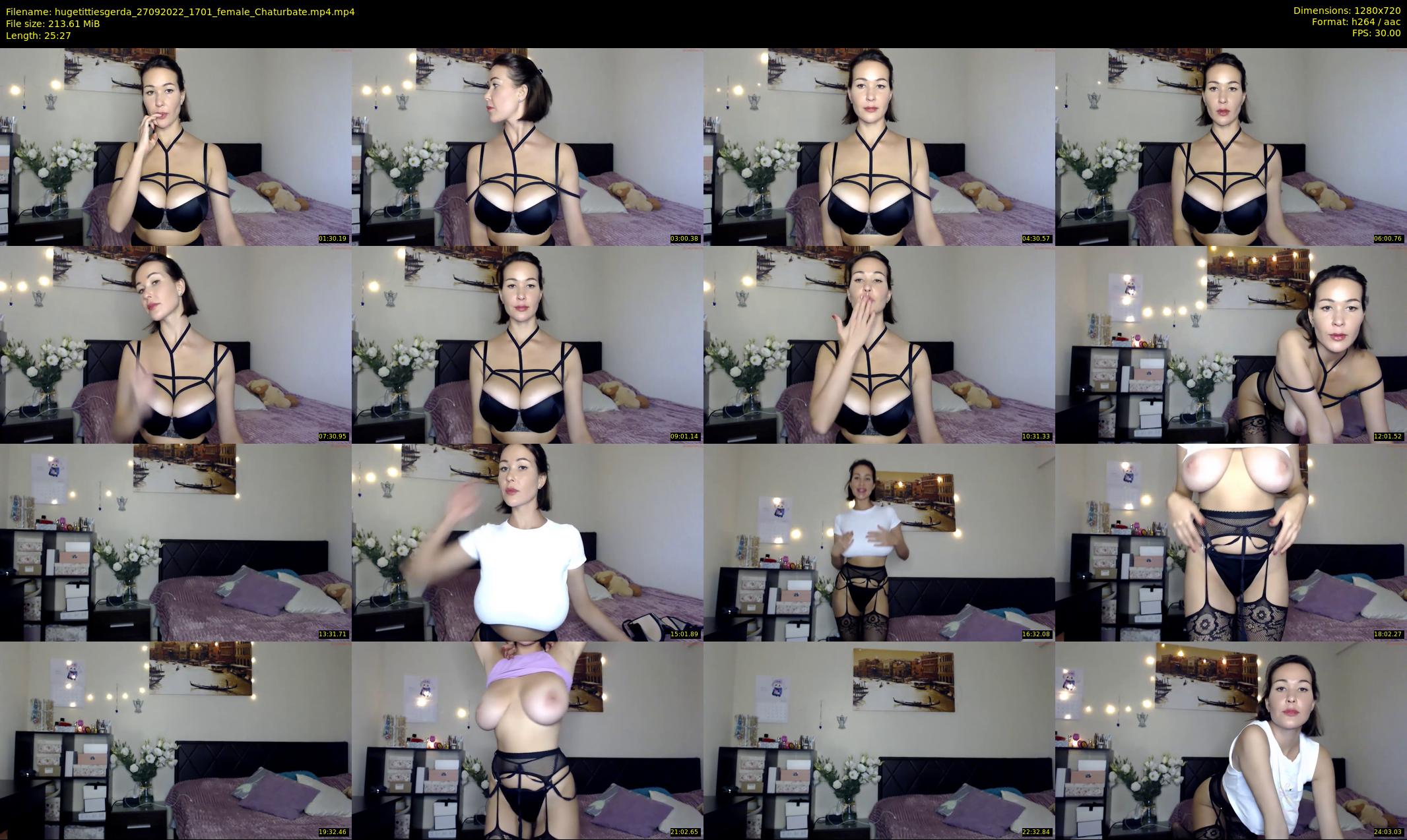 hugetittiesgerda — 26 minute Chaturbate female cam show recording, 720p, Sep 27, 2022