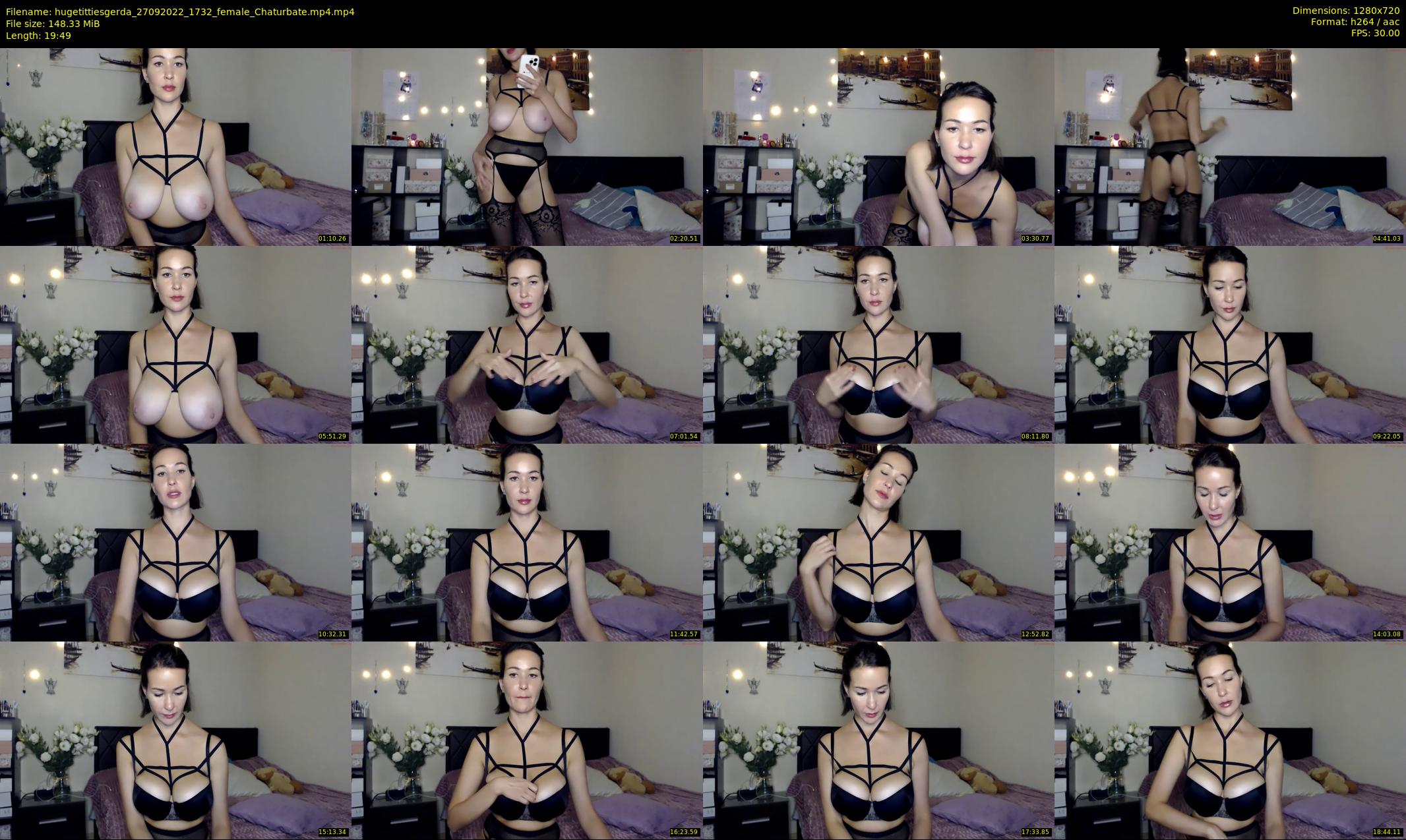 hugetittiesgerda — 20 minute Chaturbate female cam show recording, 720p, Sep 27, 2022