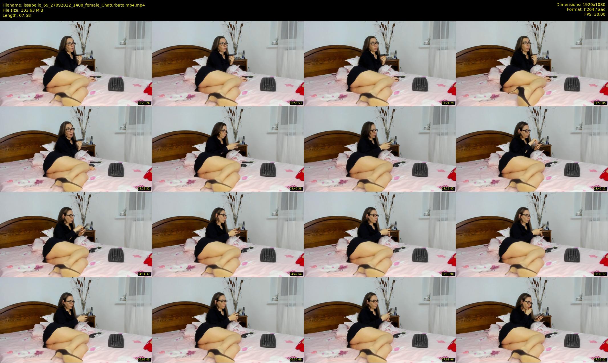 issabelle_69 — 8 minute Chaturbate couple cam show recording, 1080p, Sep 27, 2022