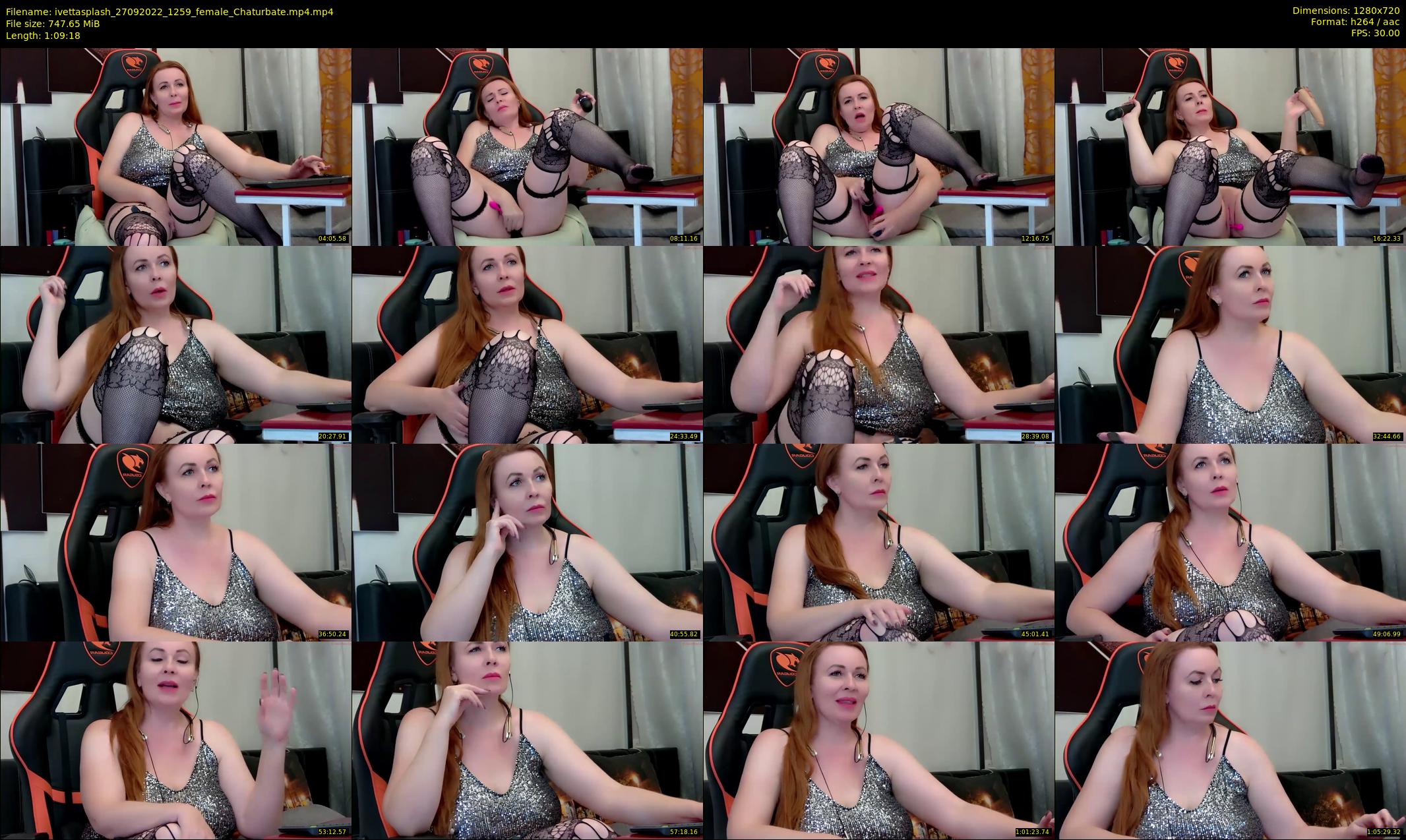 ivettasplash — 70 minute Chaturbate female cam show recording, 720p, Sep 27, 2022