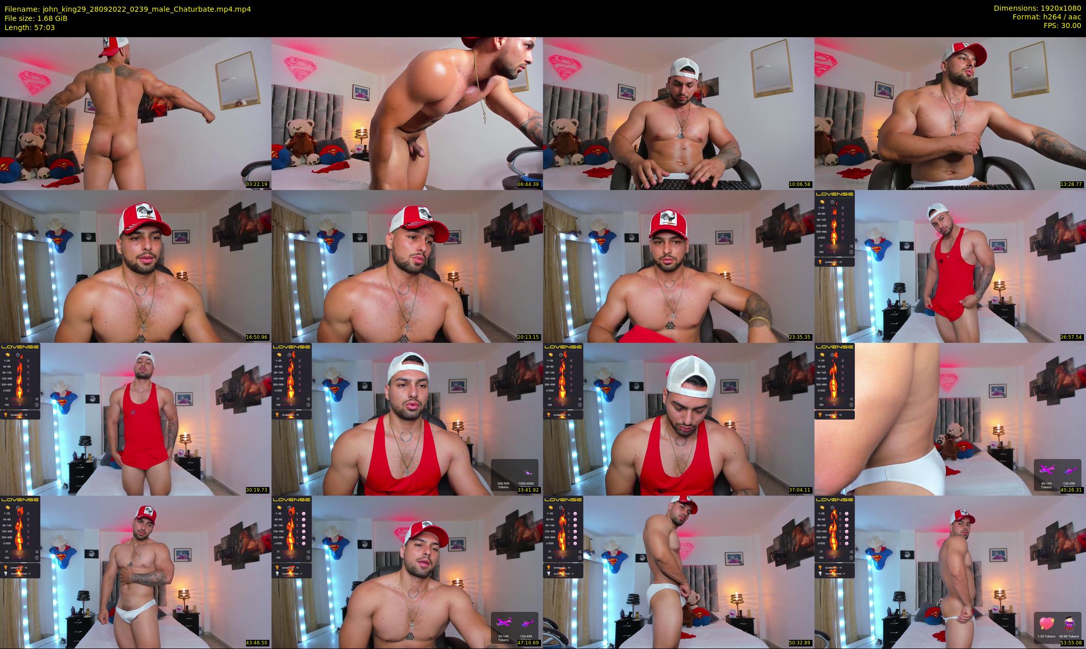 john_king29 — 58 minute Chaturbate male cam show recording, 1080p, Sep 28, 2022