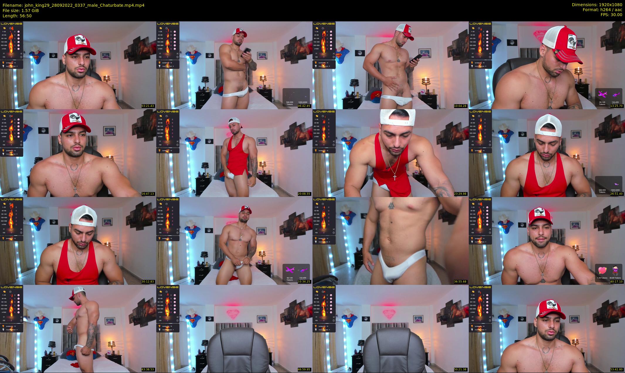 john_king29 — 57 minute Chaturbate male cam show recording, 1080p, Sep 28, 2022
