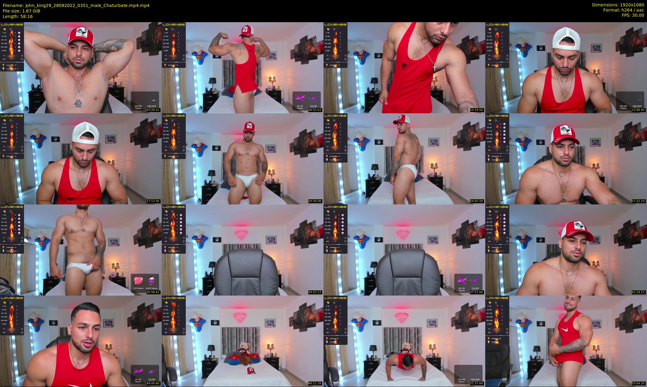 john_king29 — 59 minute Chaturbate male cam show recording, 1080p, Sep 28, 2022