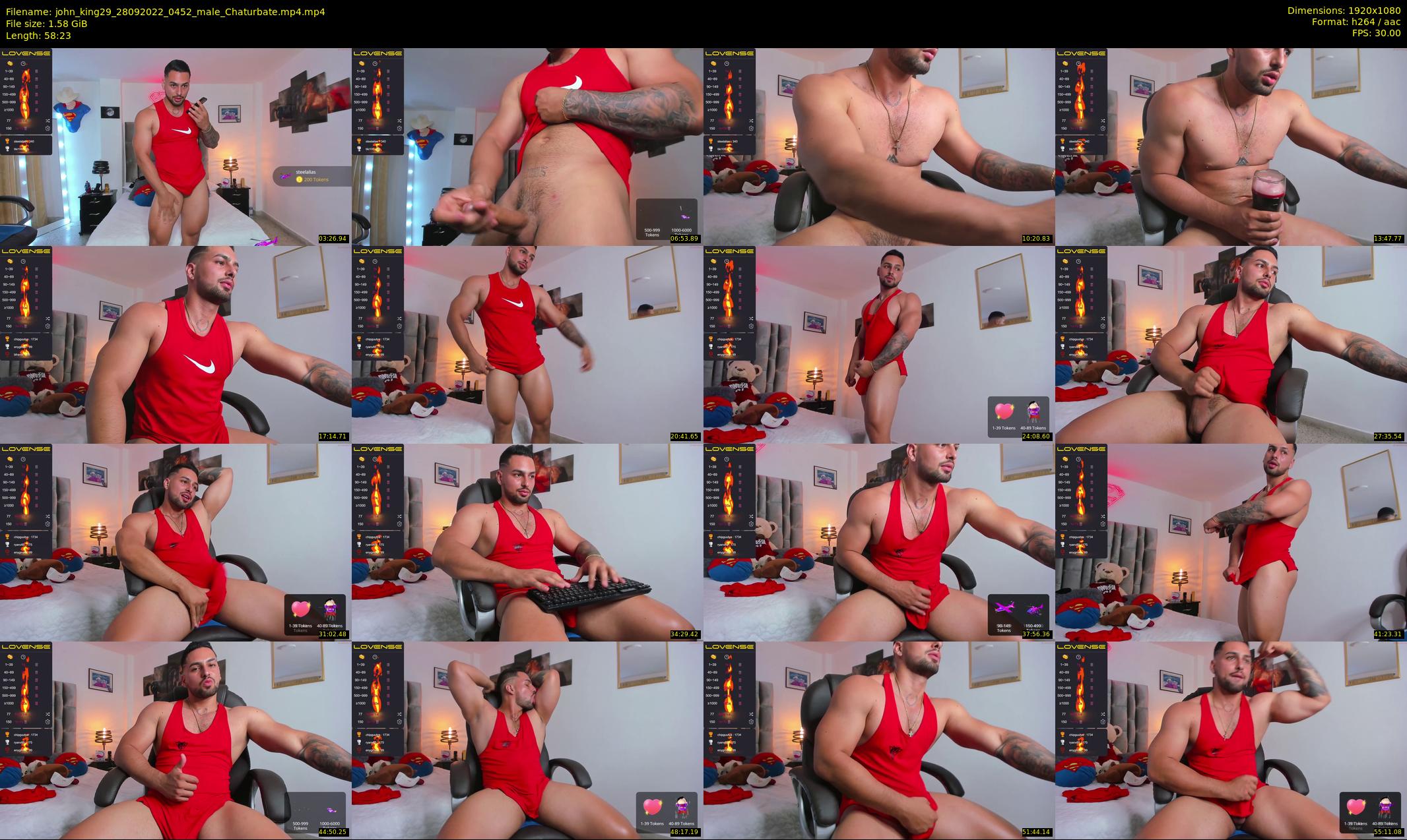 john_king29 — 59 minute Chaturbate male cam show recording, 1080p, Sep 28, 2022