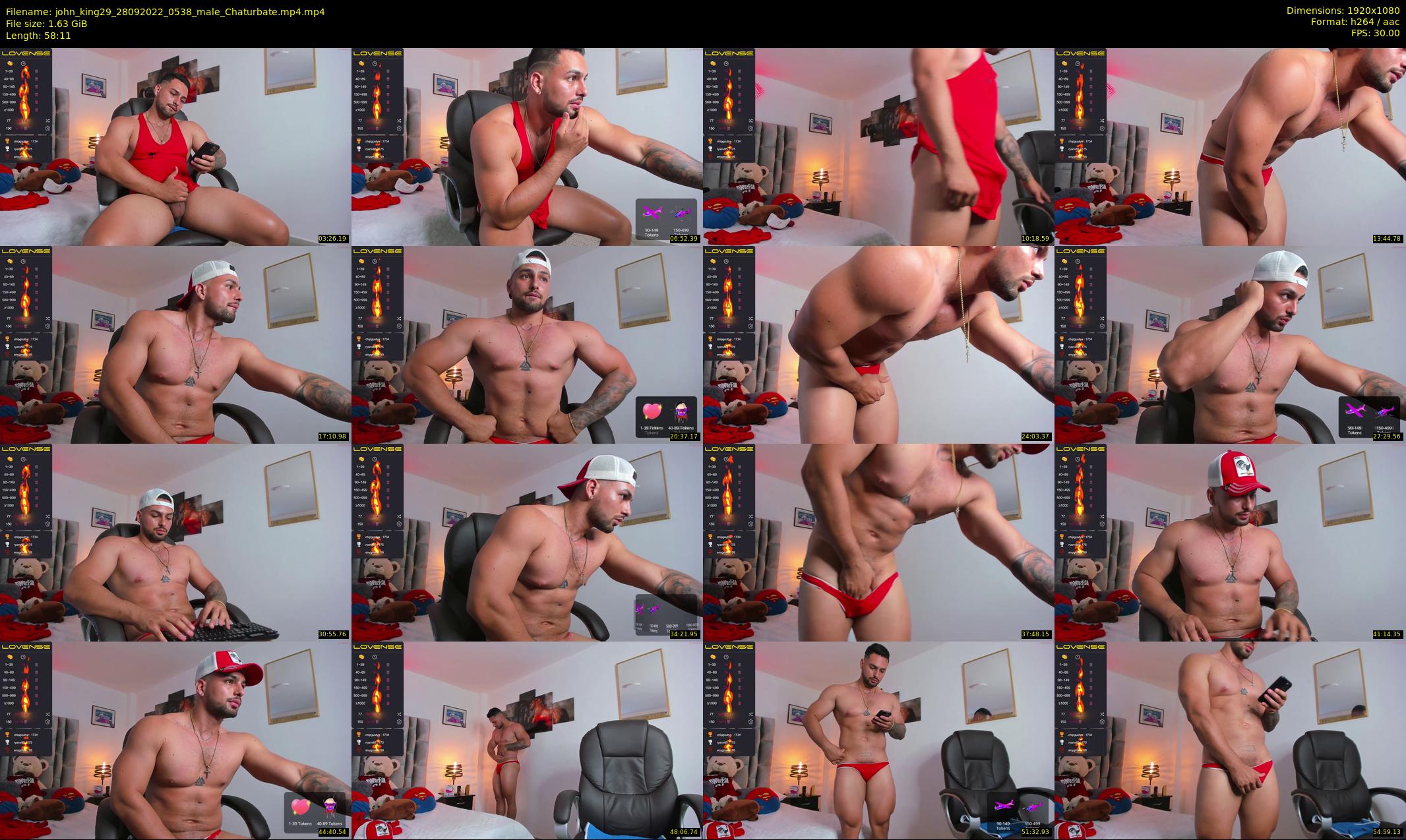 john_king29 — 59 minute Chaturbate male cam show recording, 1080p, Sep 28, 2022