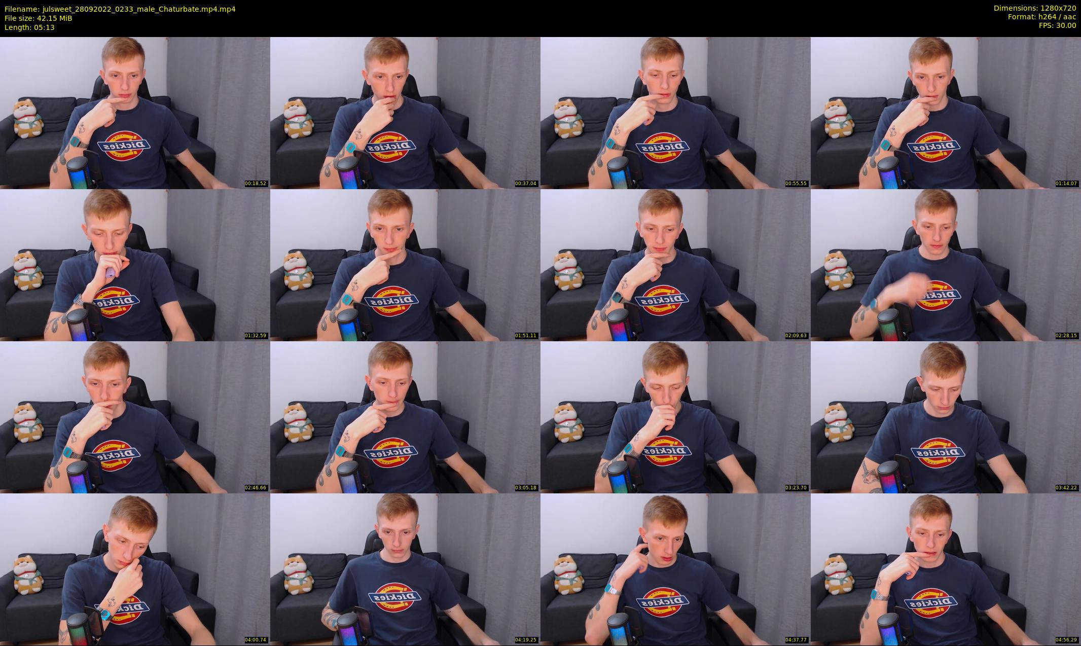 julsweet — 6 minute Chaturbate male cam show recording, 720p, Sep 28, 2022