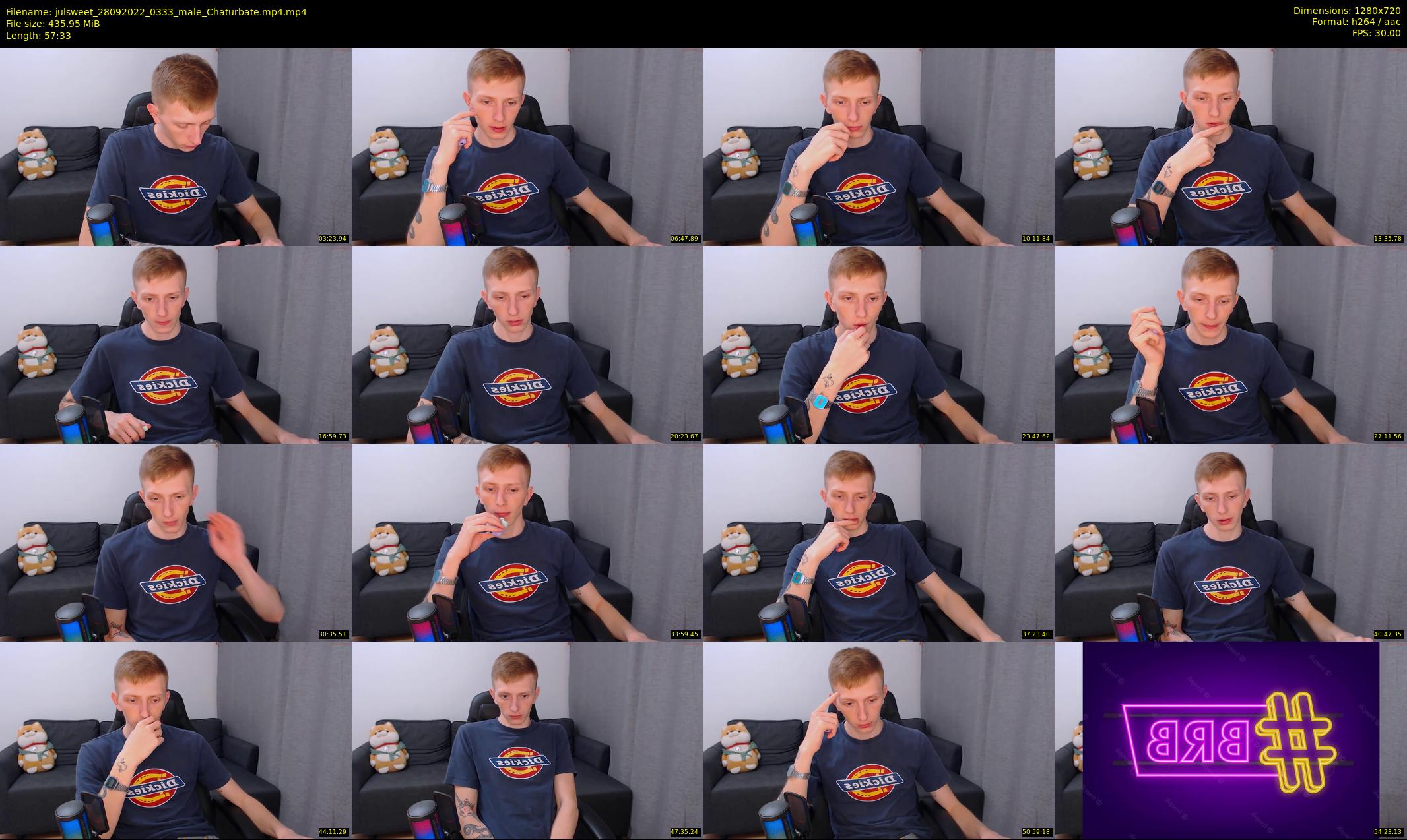 julsweet — 58 minute Chaturbate male cam show recording, 720p, Sep 28, 2022
