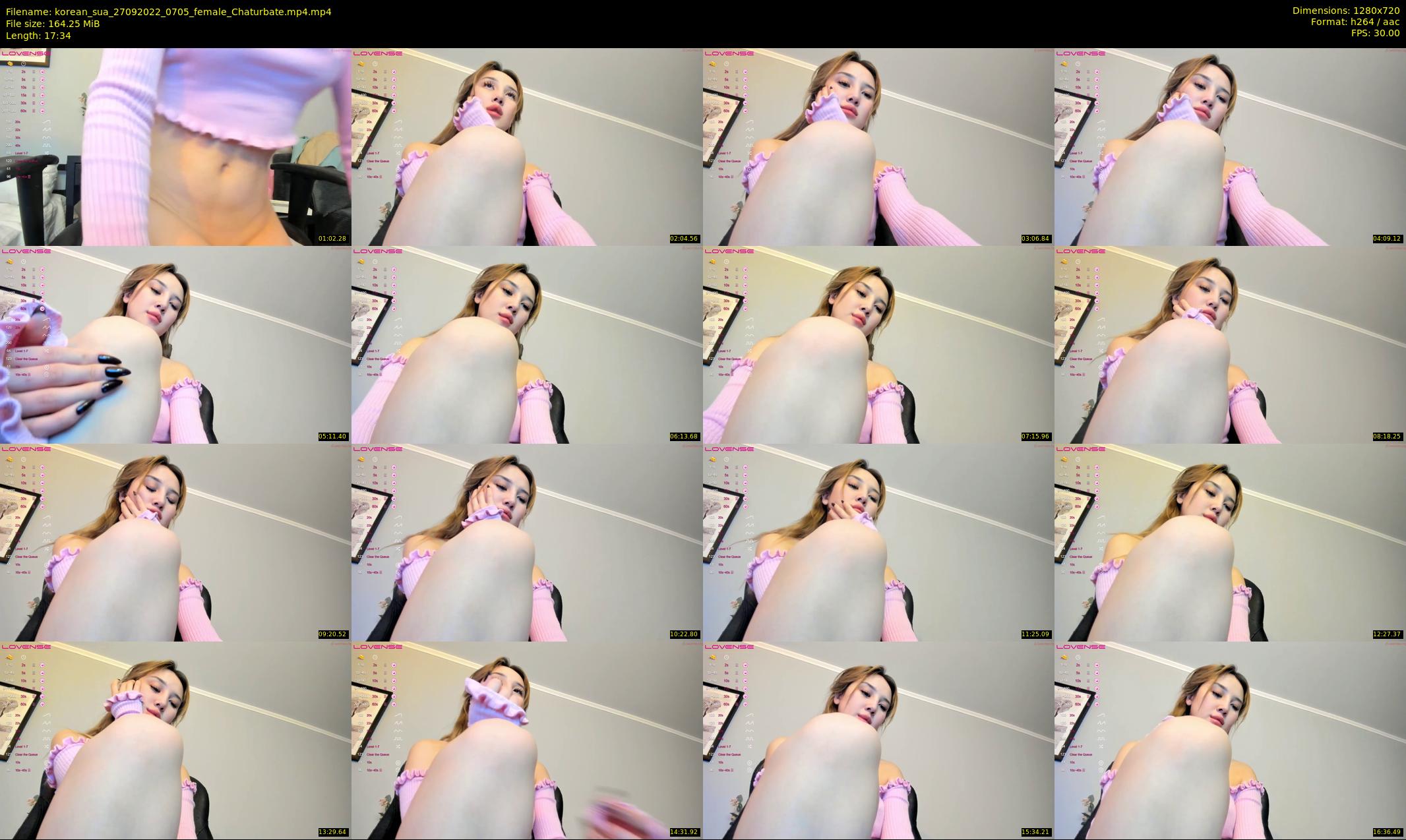 korean_sua — 18 minute Chaturbate female cam show recording, 720p, Sep 27, 2022