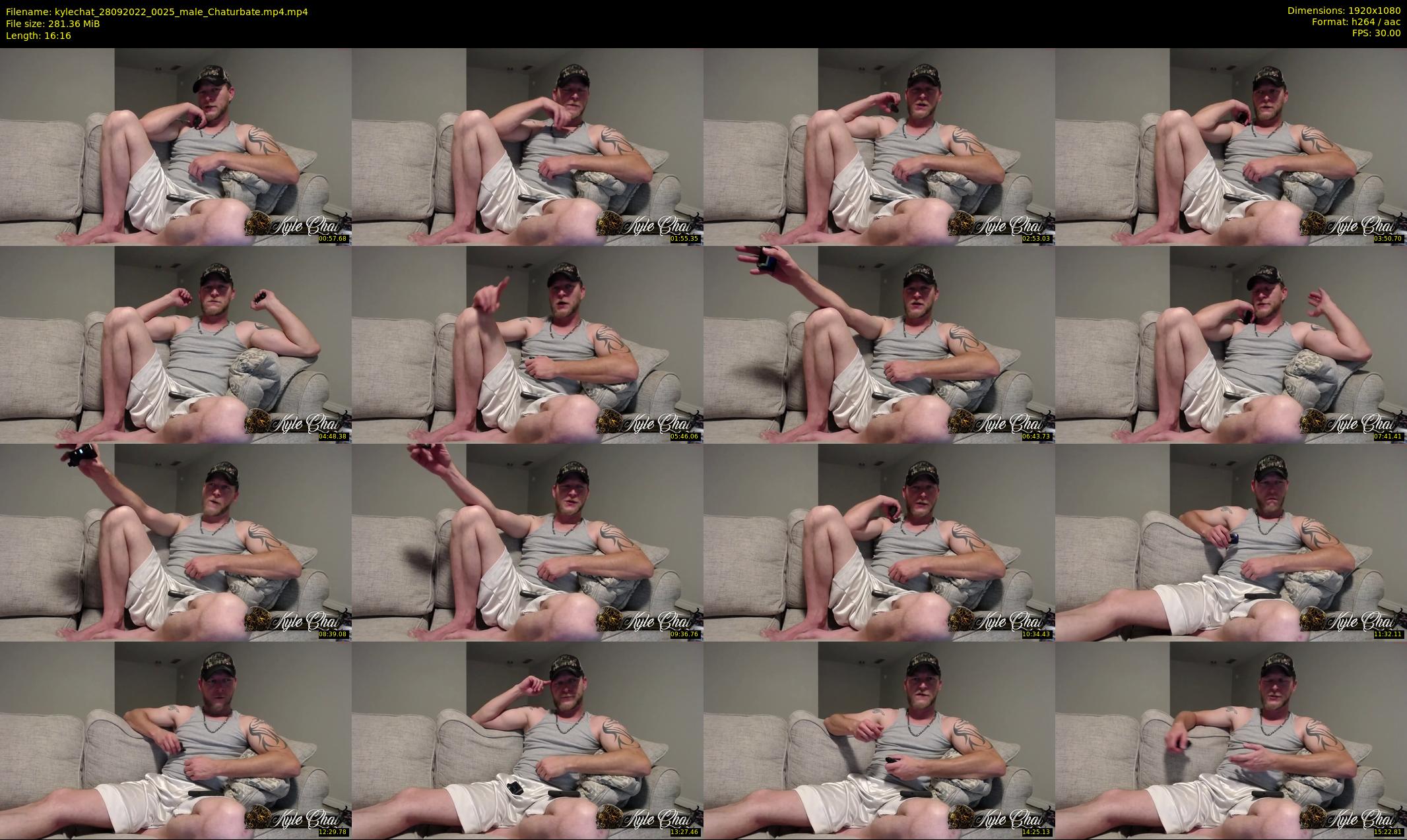 kylechat — 17 minute Chaturbate male cam show recording, 1080p, Sep 28, 2022