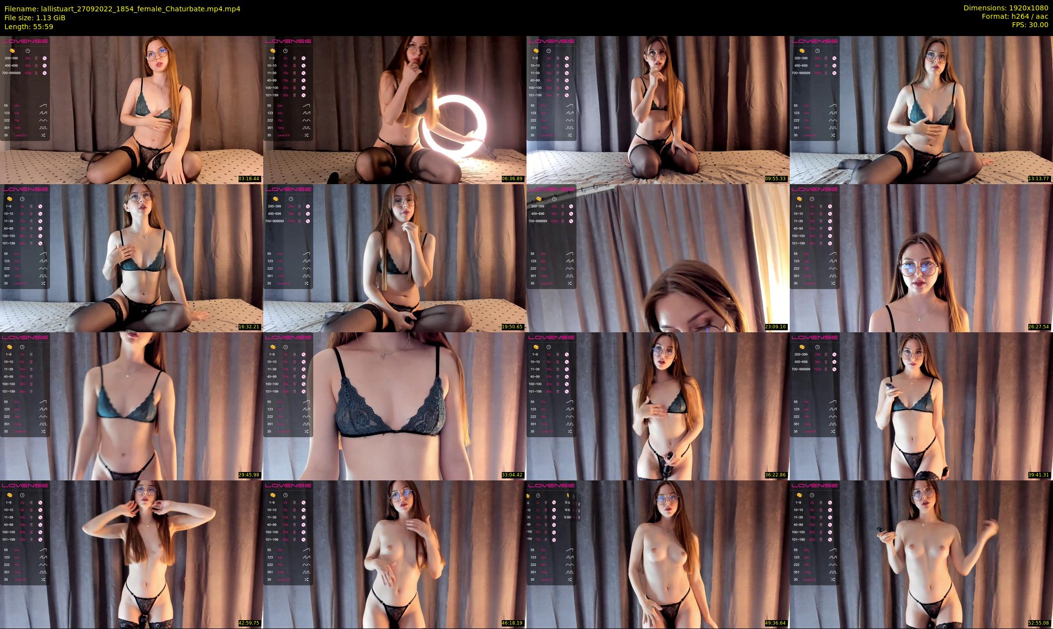 lallistuart — 56 minute Chaturbate female cam show recording, 1080p, Sep 27, 2022