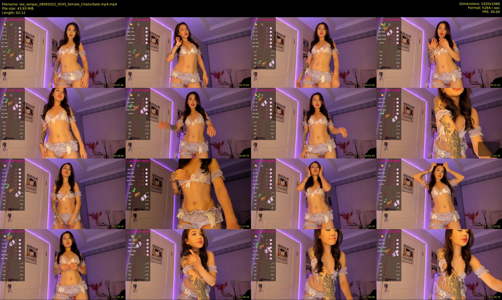 lee_senpai — 3 minute Chaturbate female cam show recording, 1080p, Sep 28, 2022