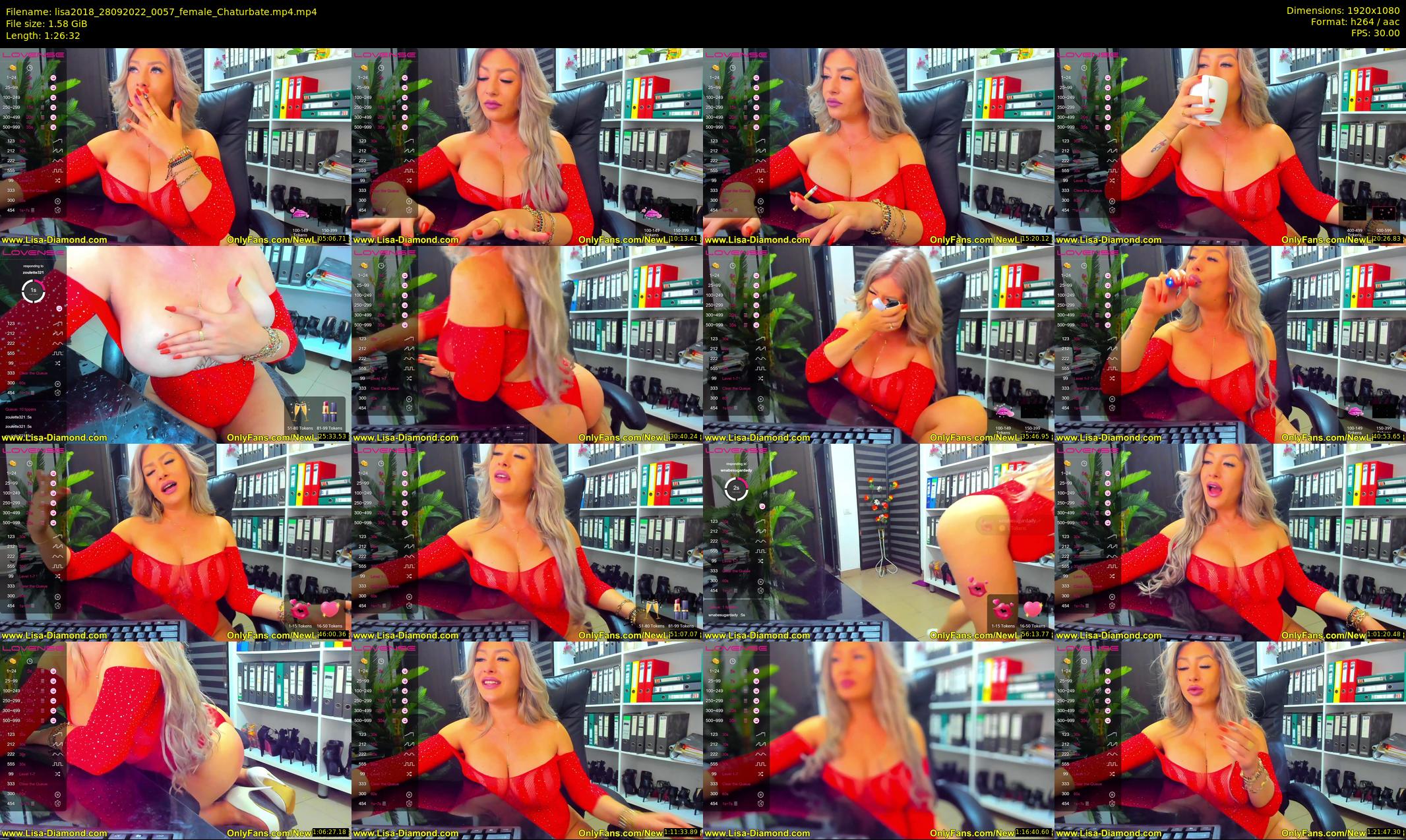 lisa2018 — 87 minute Chaturbate female cam show recording, 1080p, Sep 28, 2022