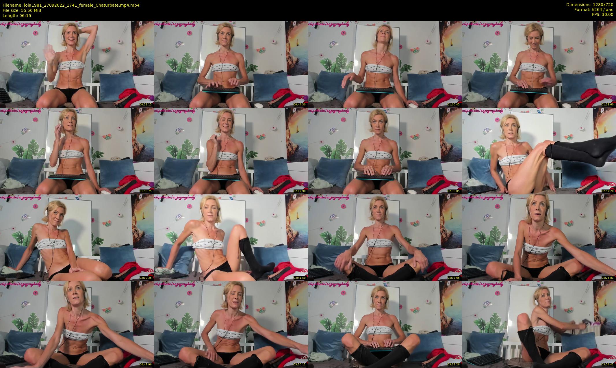 lola1981 — 7 minute Chaturbate female cam show recording, 720p, Sep 27, 2022
