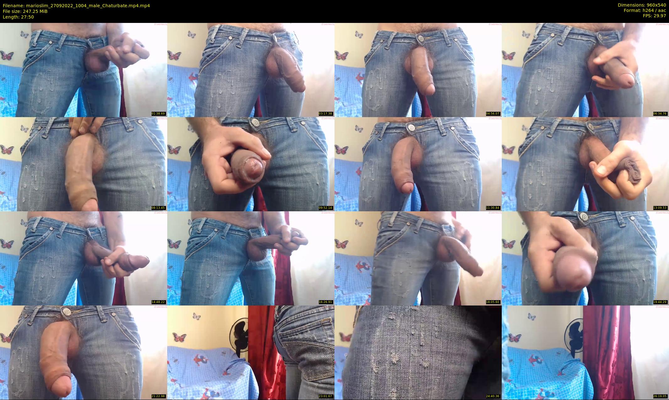 marioslim — 28 minute Chaturbate male cam show recording, 480p, Sep 27, 2022