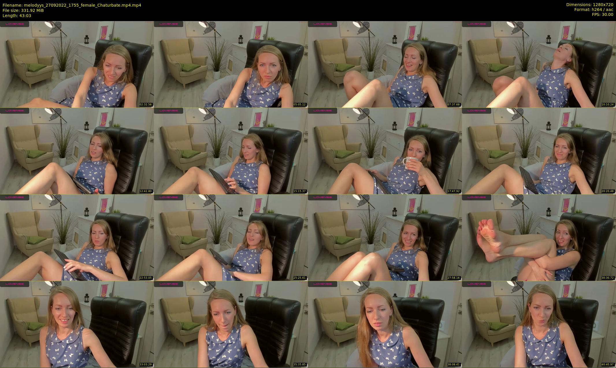 melodyys — 44 minute Chaturbate female cam show recording, 720p, Sep 27, 2022